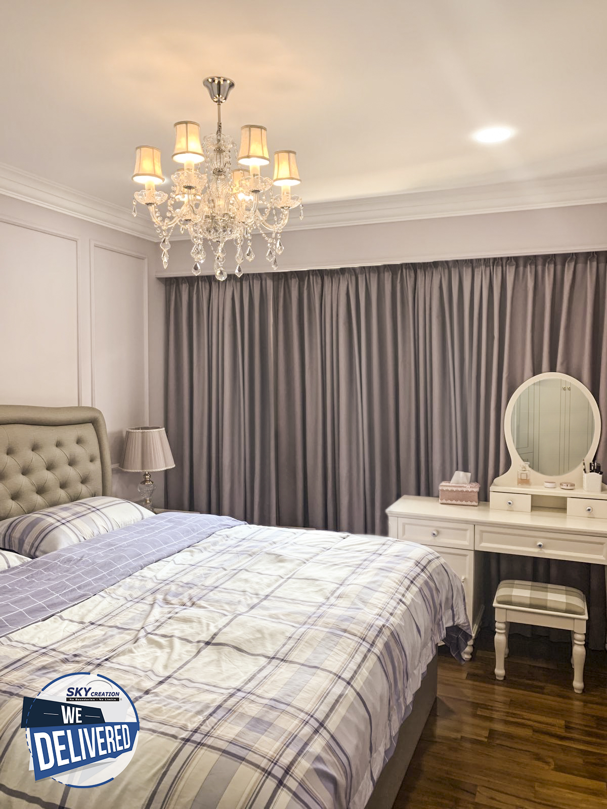 Victorian, Vintage Design - Bedroom - HDB 4 Room - Design by Sky Creation
