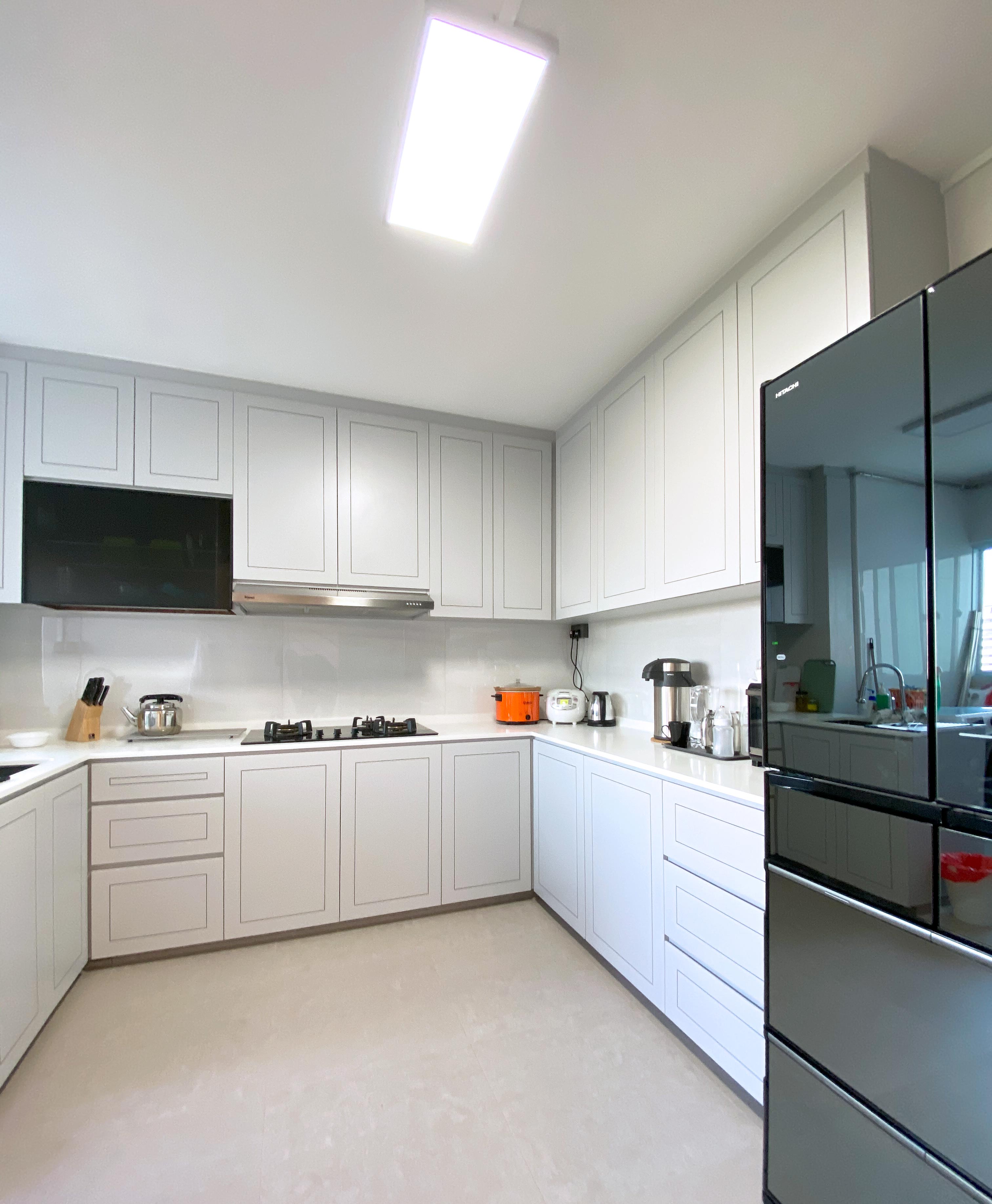 Minimalist Design - Kitchen - HDB Executive Apartment - Design by Sky Creation