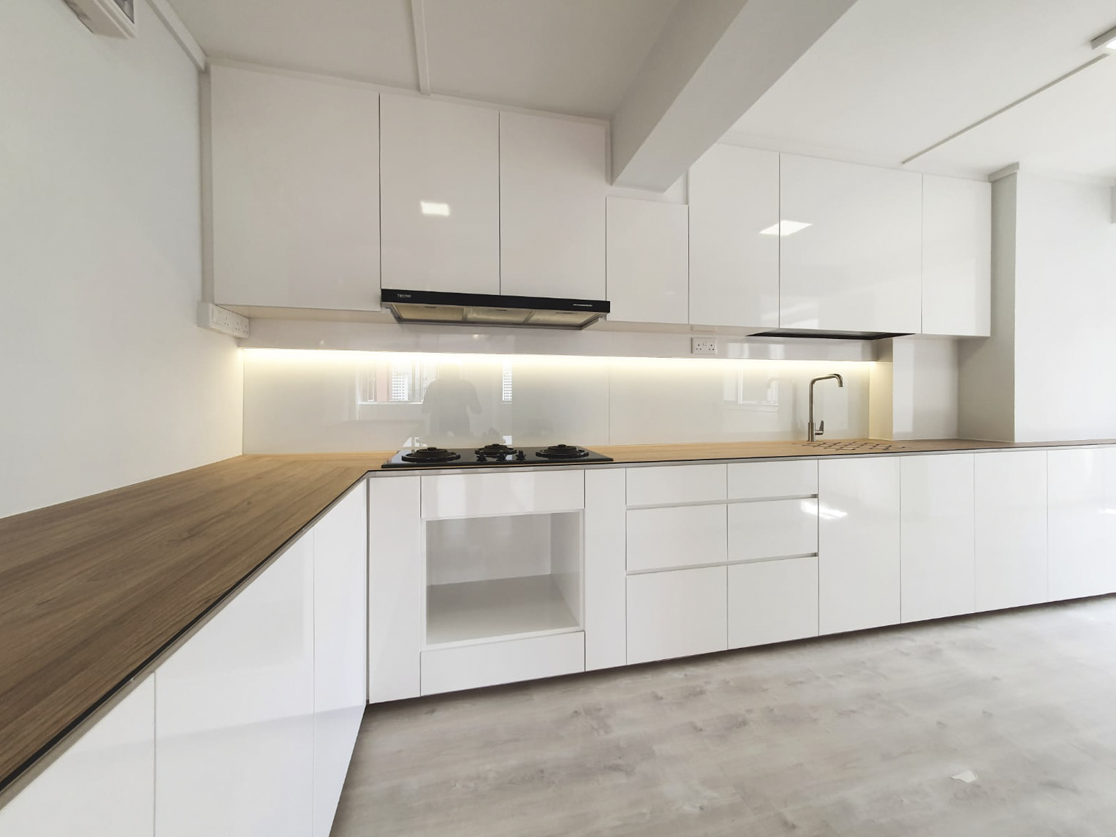 Scandinavian Design - Kitchen - HDB 3 Room - Design by Sky Creation