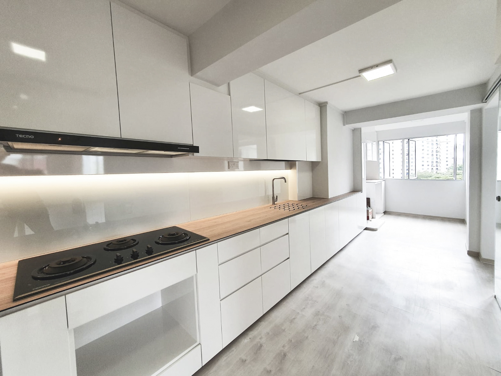 Scandinavian Design - Kitchen - HDB 3 Room - Design by Sky Creation