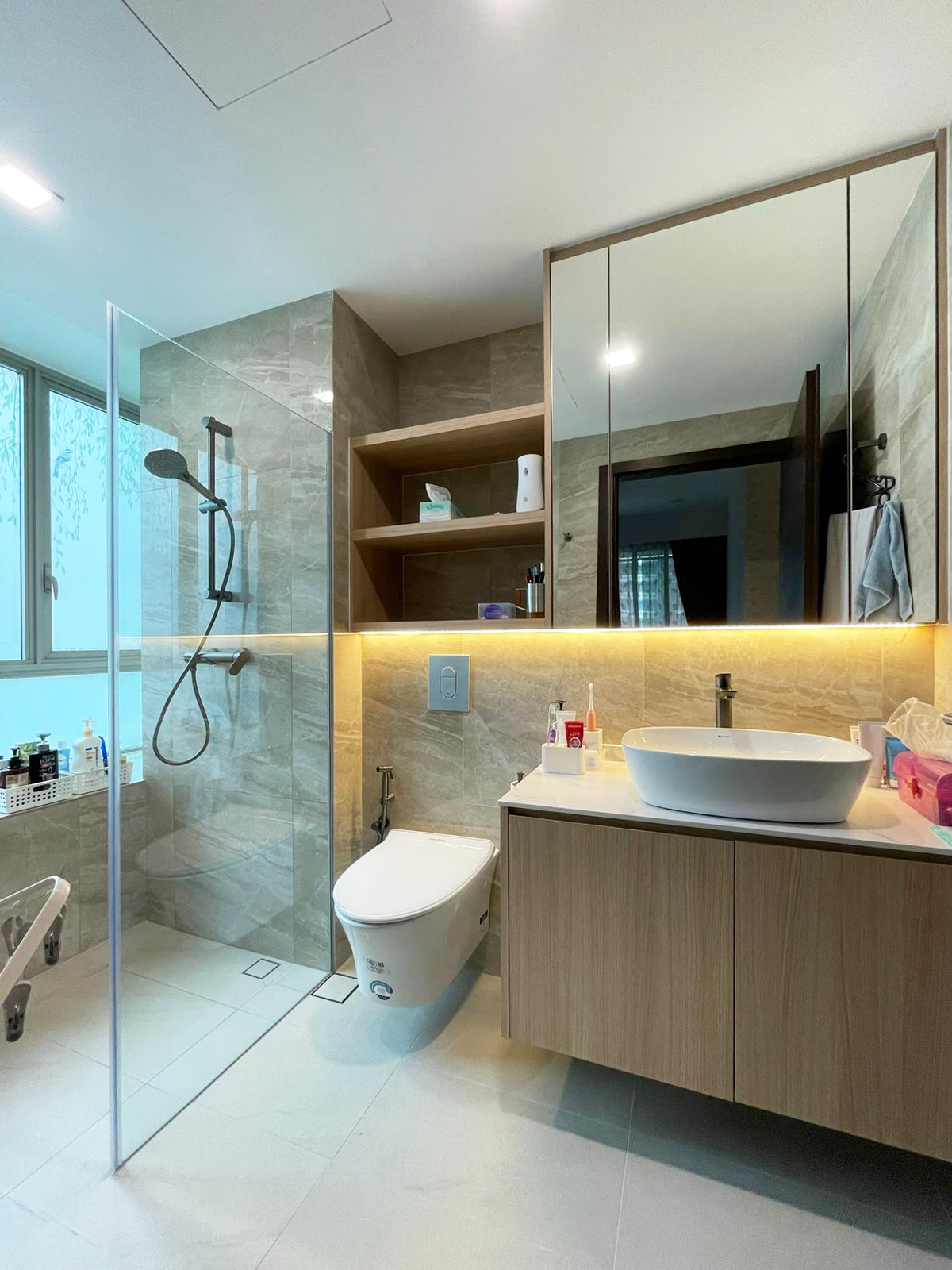 Scandinavian Design - Bathroom - HDB 3 Room - Design by Sky Creation