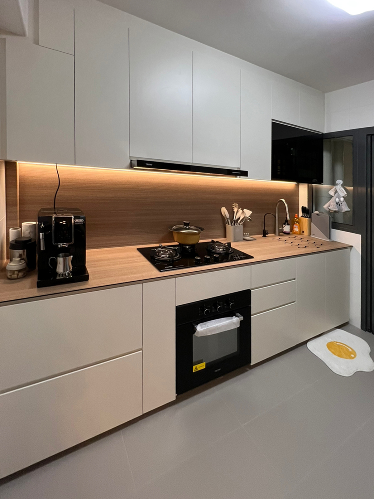 Scandinavian Design - Kitchen - HDB 3 Room - Design by Sky Creation