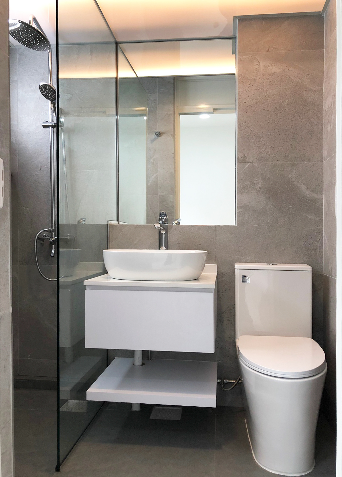 Minimalist Design - Bathroom - HDB 3 Room - Design by Sky Creation