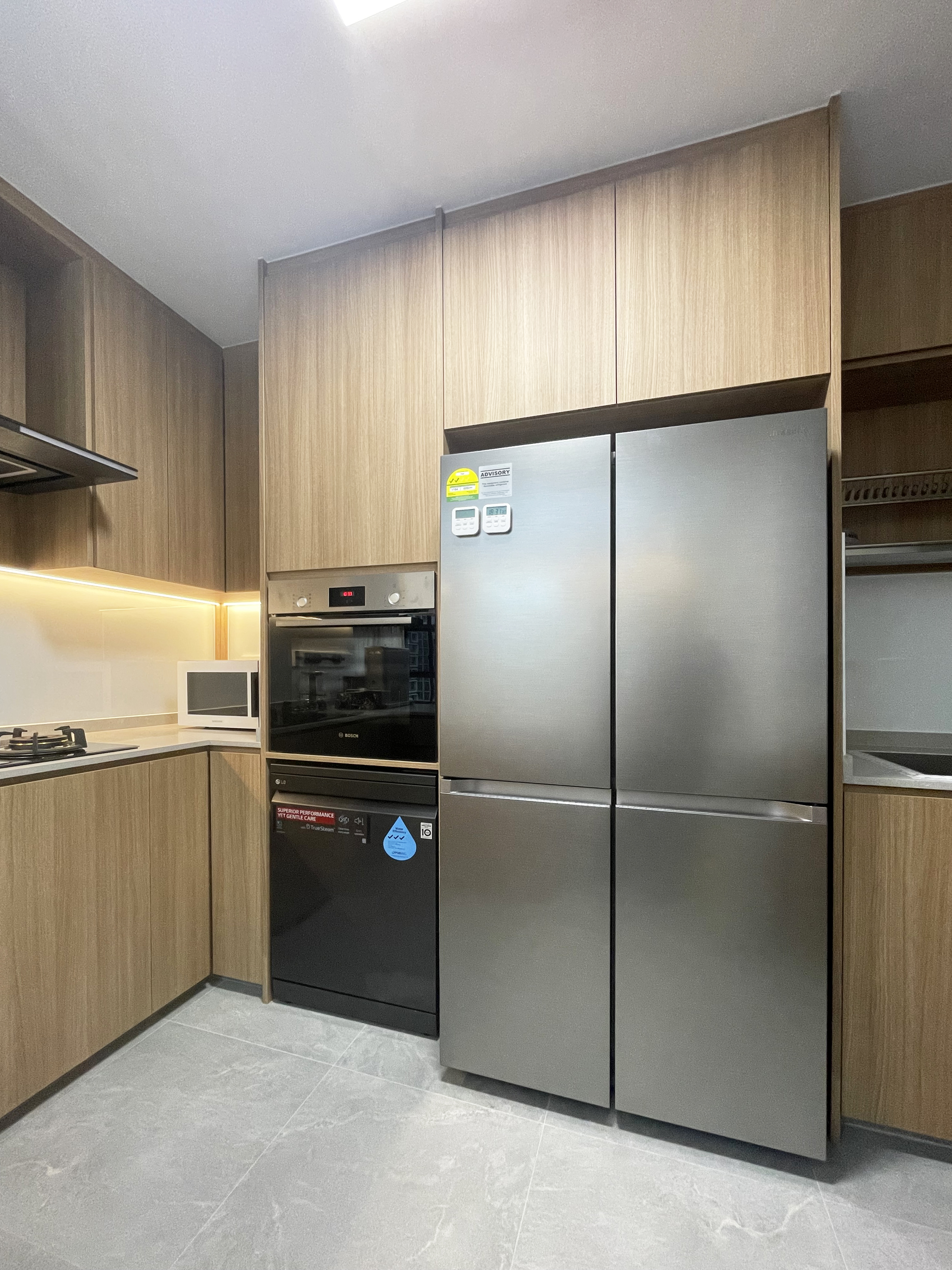 Scandinavian Design - Kitchen - HDB 4 Room - Design by Sky Creation