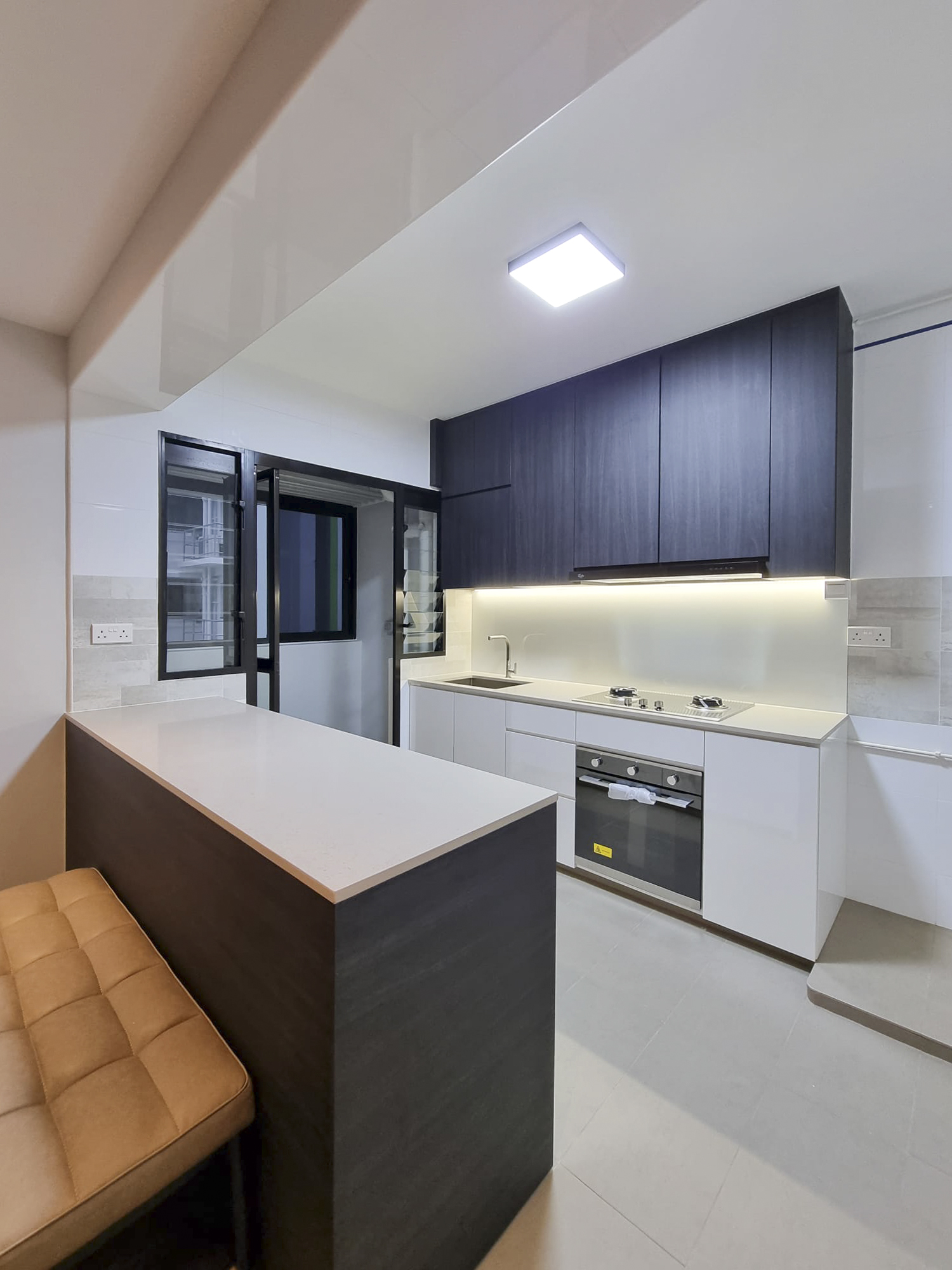 Scandinavian Design - Kitchen - HDB 4 Room - Design by Sky Creation