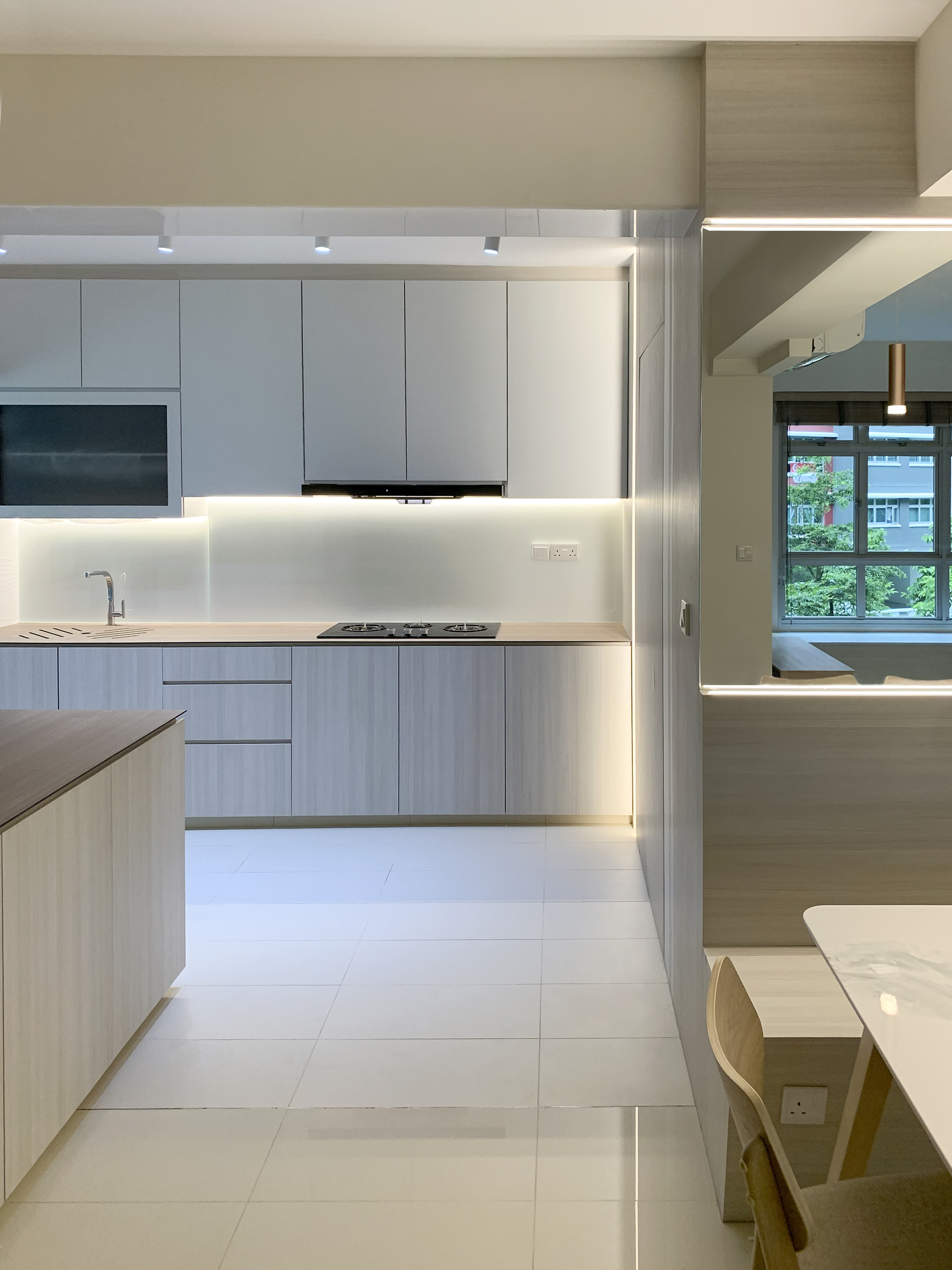 Modern, Scandinavian Design - Kitchen - HDB 4 Room - Design by Sky Creation
