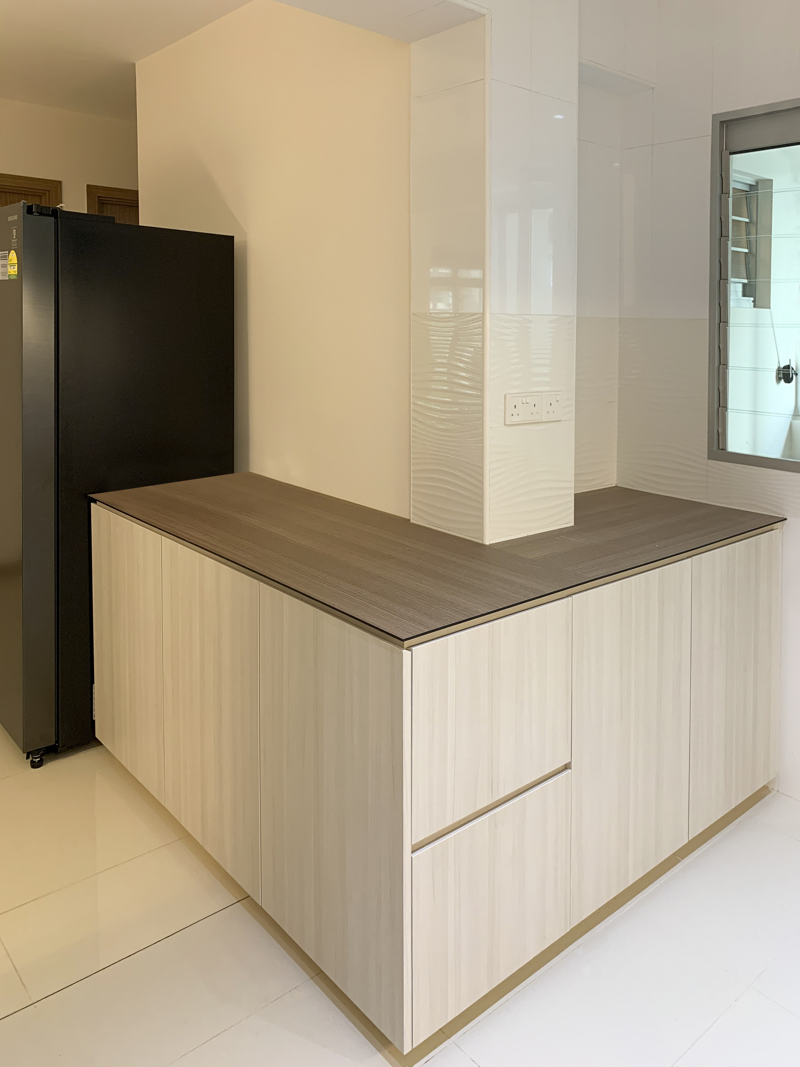 Modern, Scandinavian Design - Kitchen - HDB 4 Room - Design by Sky Creation