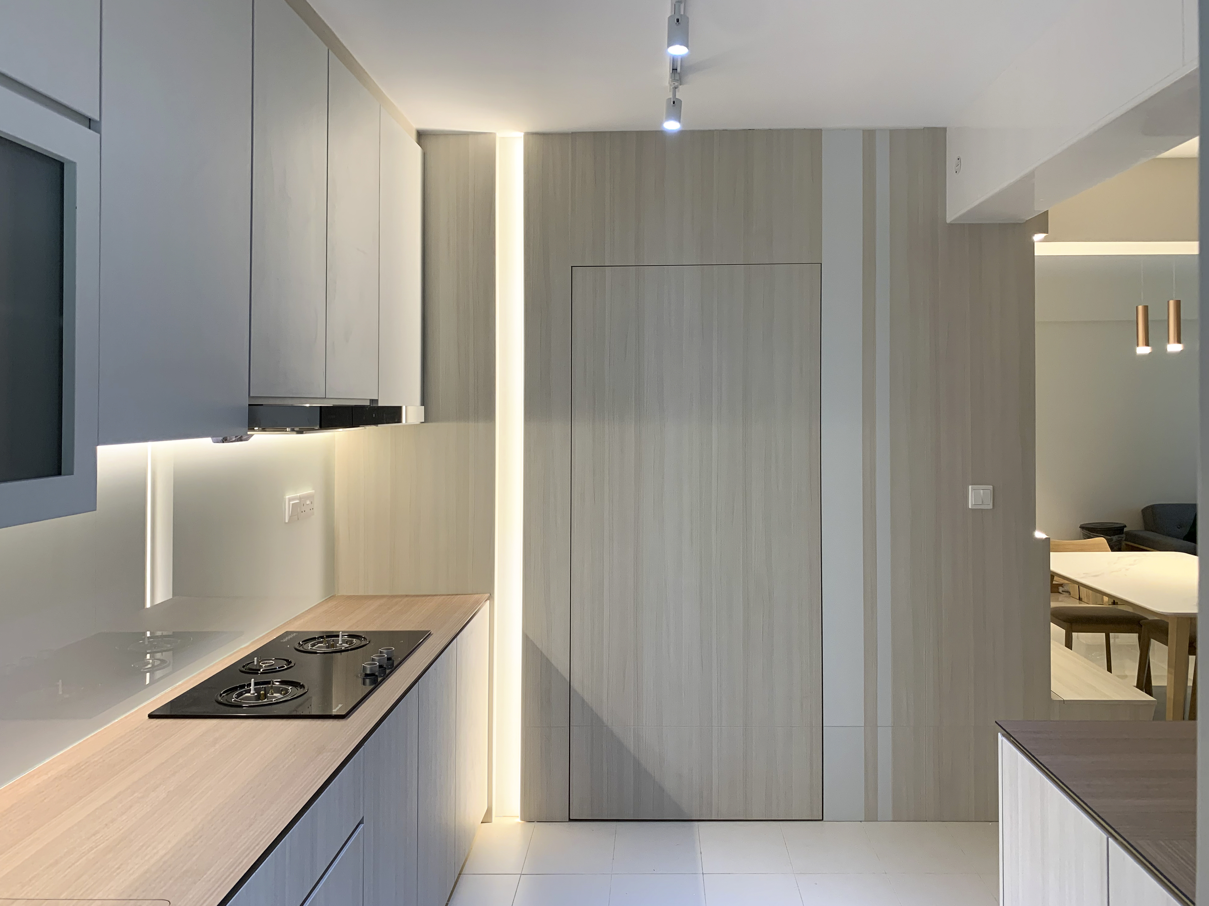 Modern, Scandinavian Design - Kitchen - HDB 4 Room - Design by Sky Creation