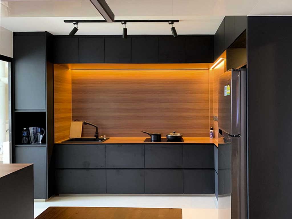 Classical, Contemporary, Industrial Design - Kitchen - HDB 4 Room - Design by Sky Creation