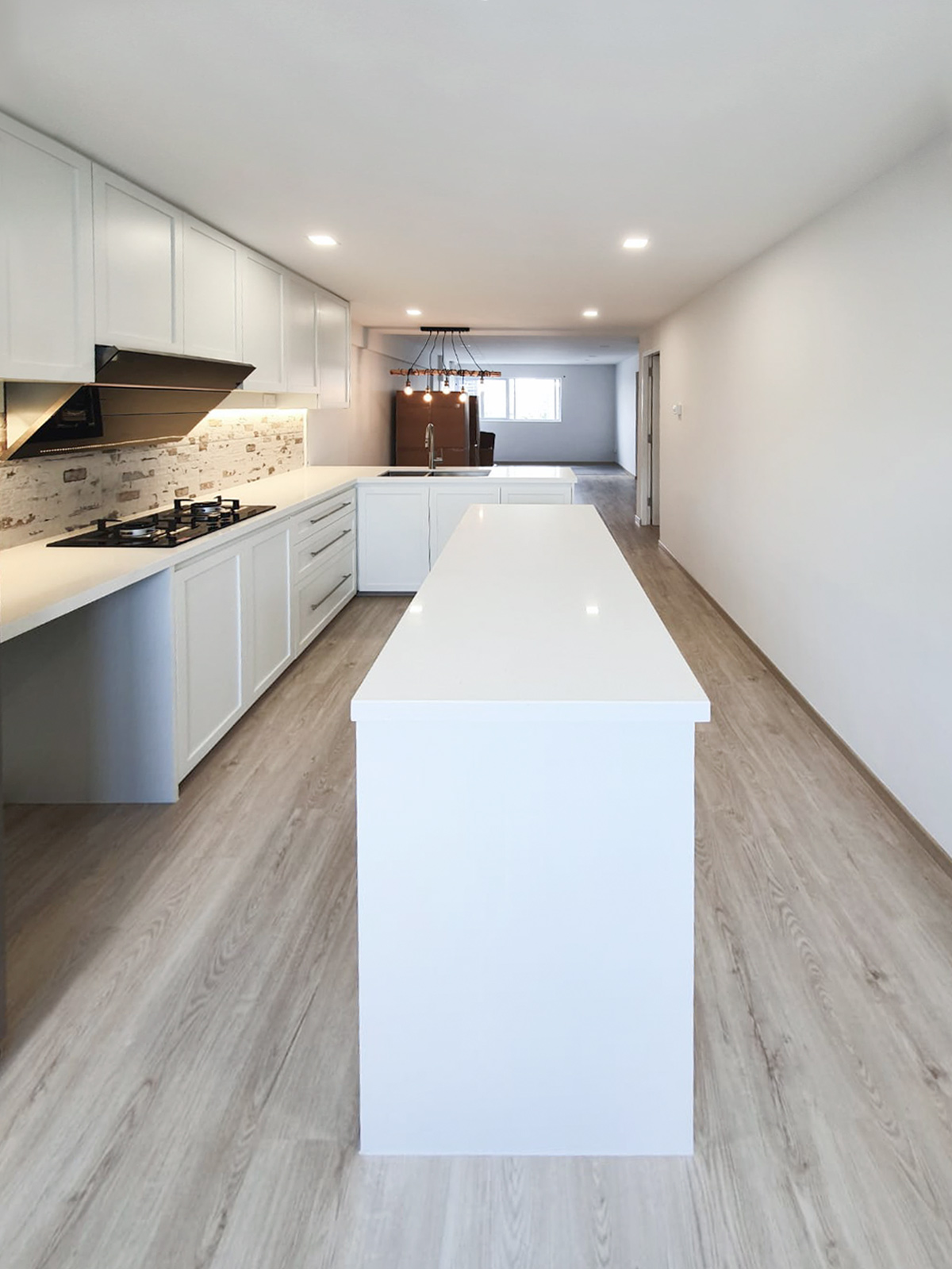 Minimalist Design - Kitchen - HDB 4 Room - Design by Sky Creation