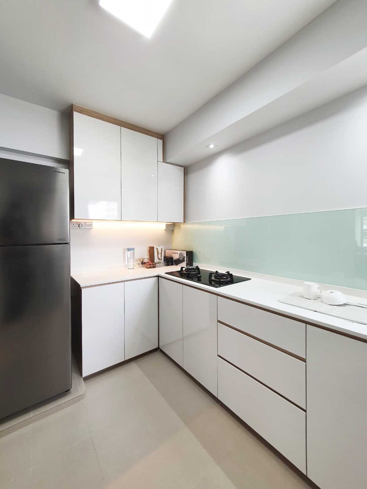 Minimalist Design - Kitchen - HDB 4 Room - Design by Sky Creation