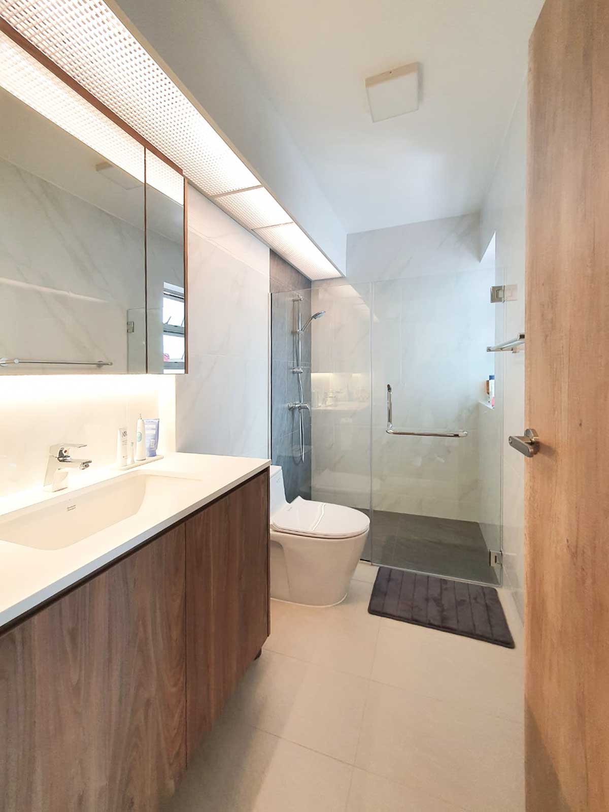 Minimalist Design - Bathroom - HDB 4 Room - Design by Sky Creation