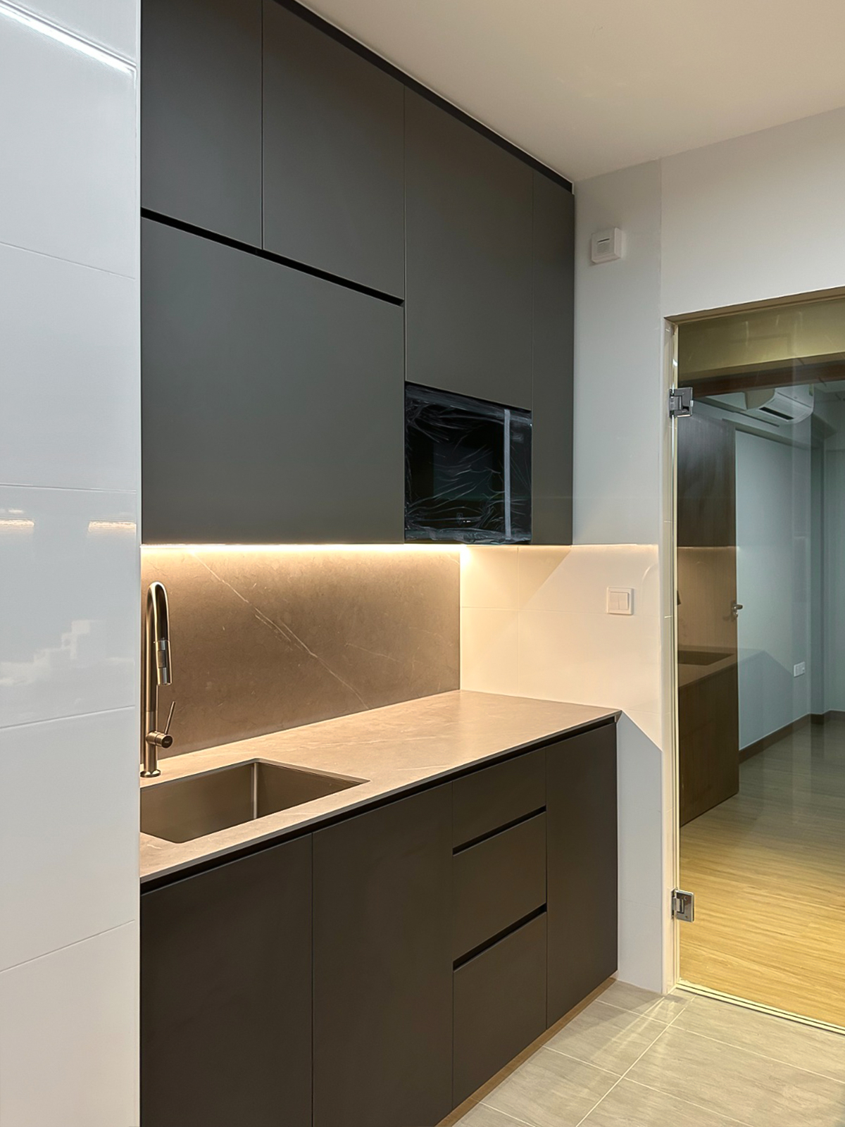 Modern, Scandinavian Design - Kitchen - HDB 4 Room - Design by Sky Creation