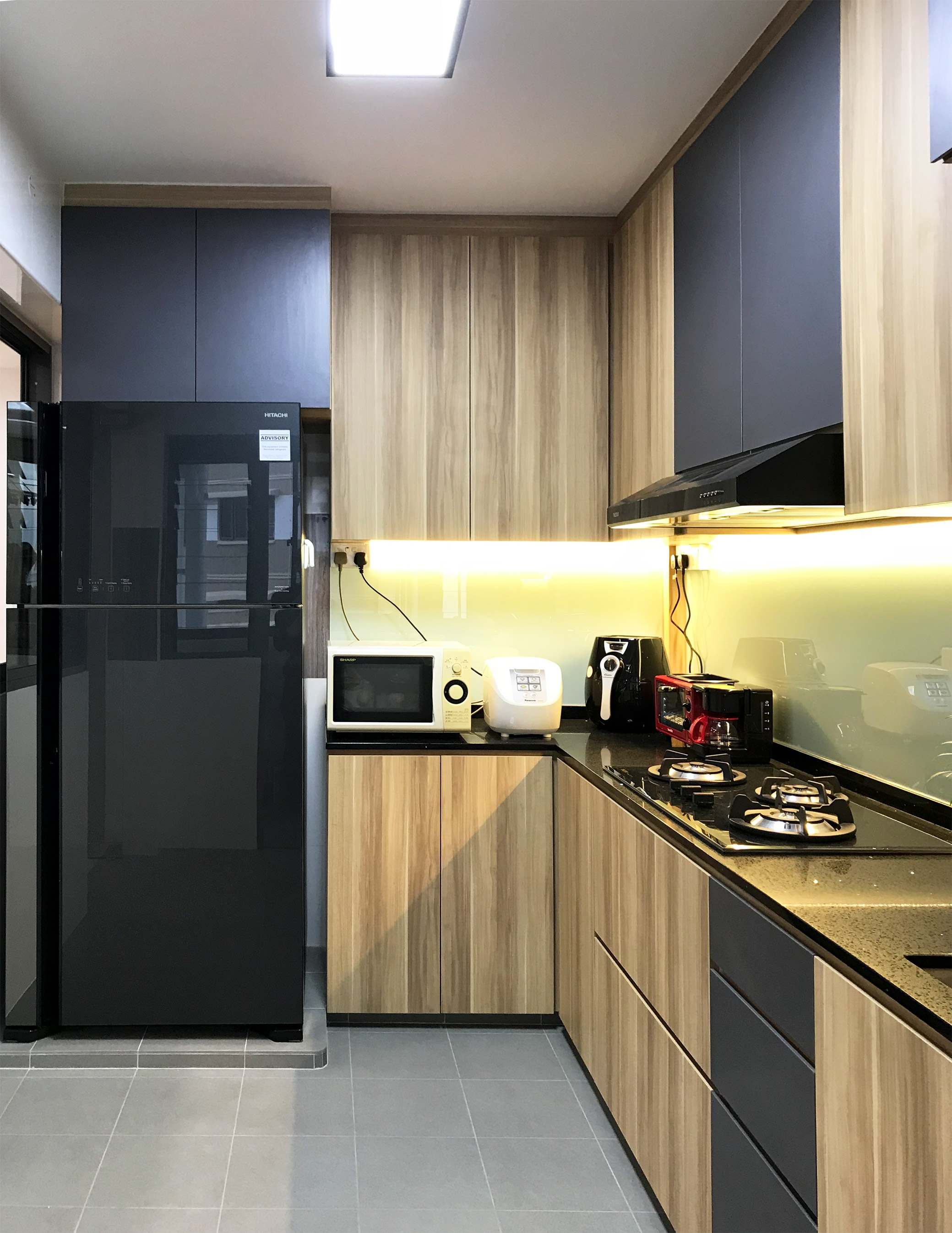 Minimalist Design - Kitchen - HDB 4 Room - Design by Sky Creation