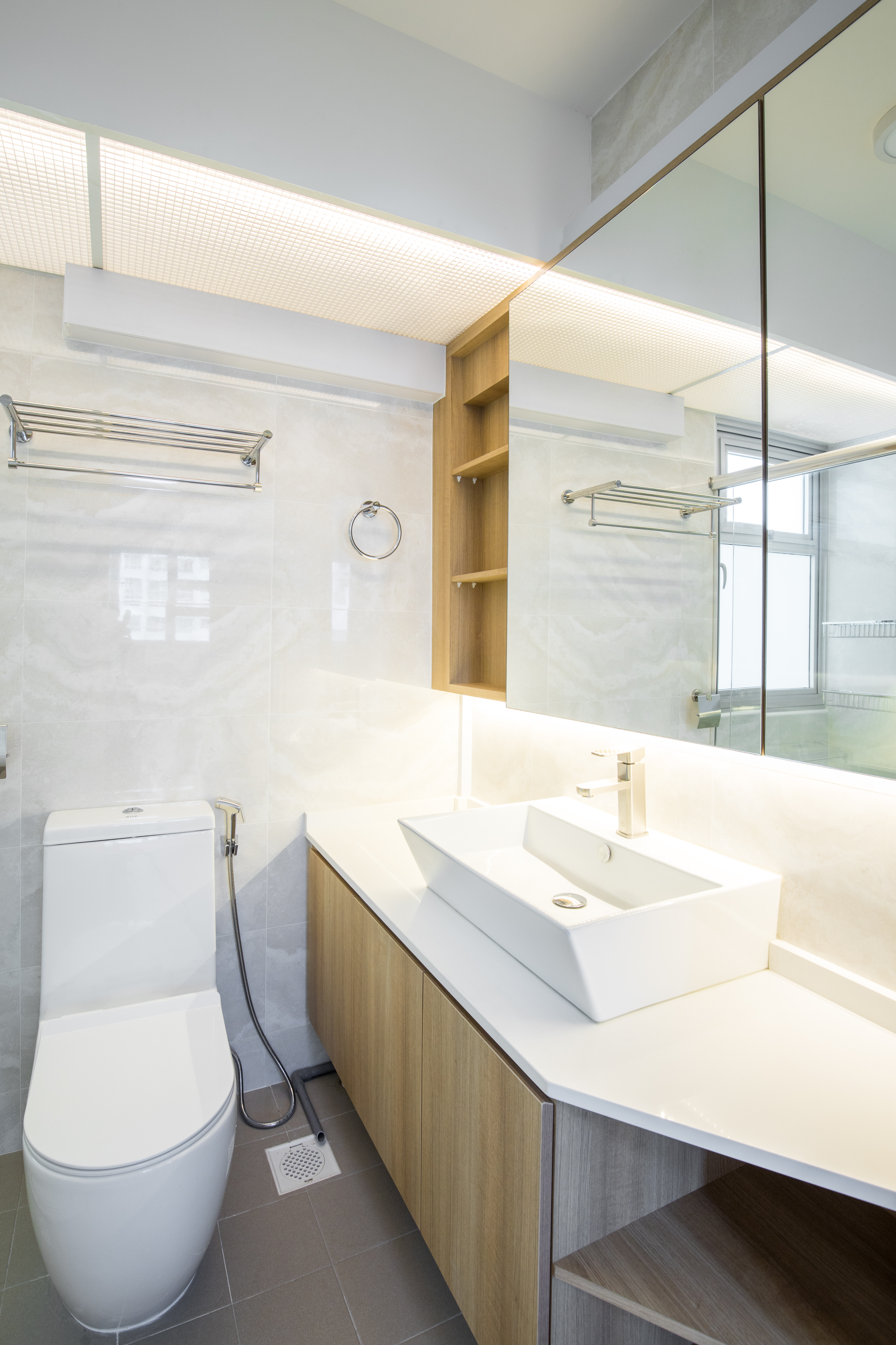 Minimalist Design - Bathroom - HDB 4 Room - Design by Sky Creation