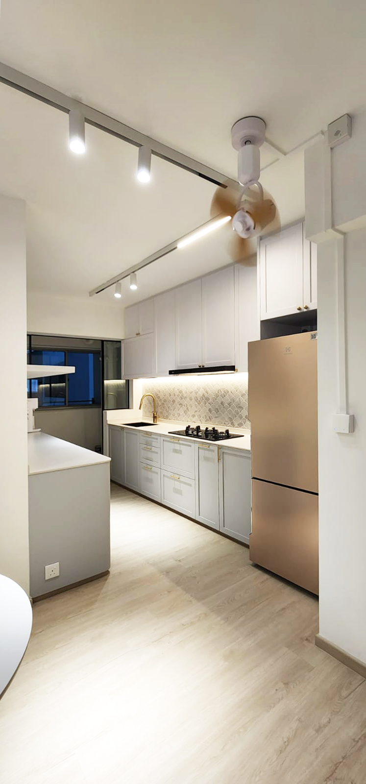 Scandinavian Design - Kitchen - HDB 4 Room - Design by Sky Creation