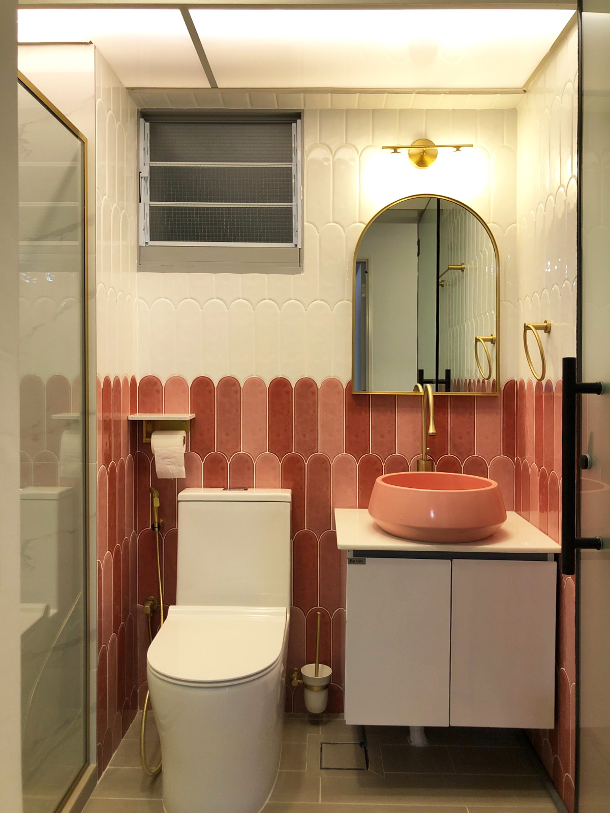 Scandinavian Design - Bathroom - HDB 4 Room - Design by Sky Creation