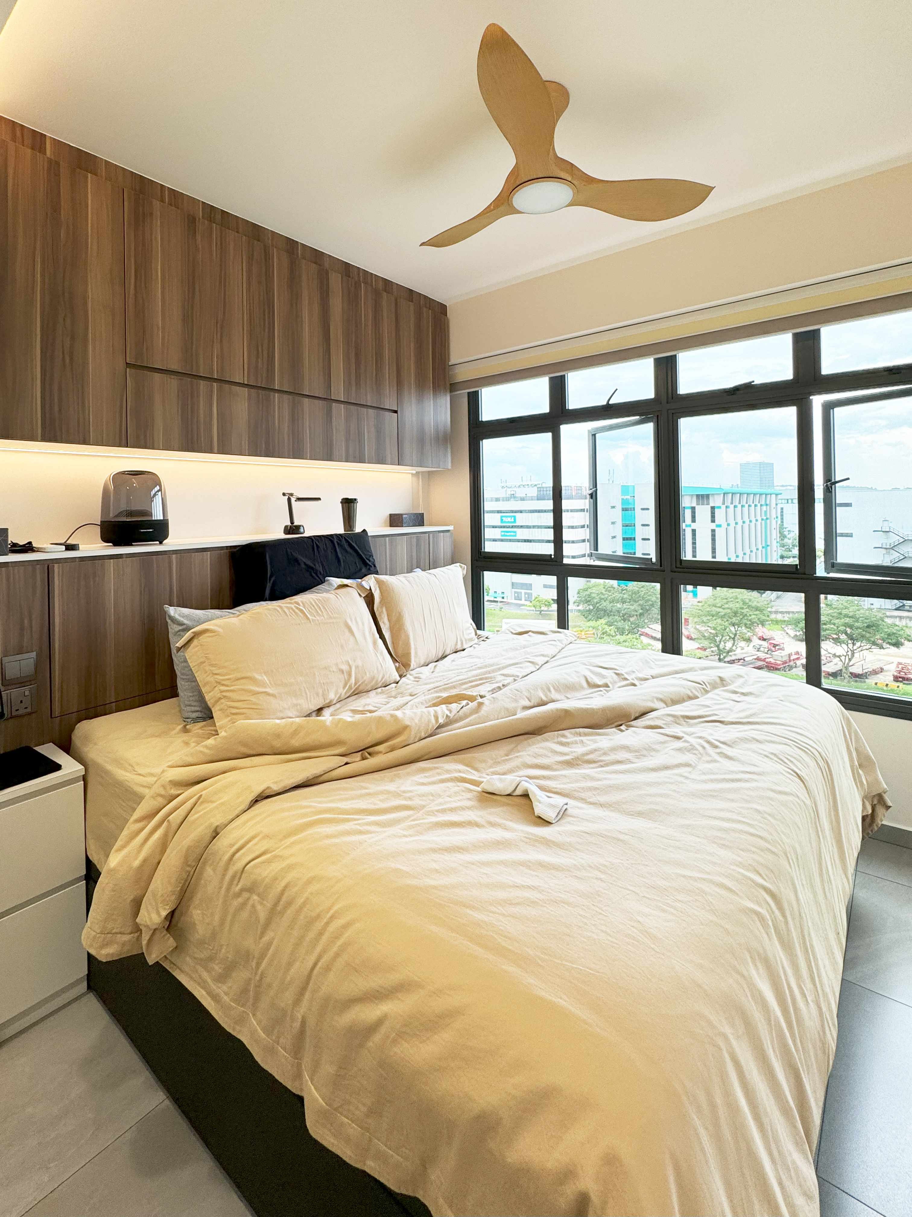 Scandinavian Design - Bedroom - HDB 5 Room - Design by Sky Creation