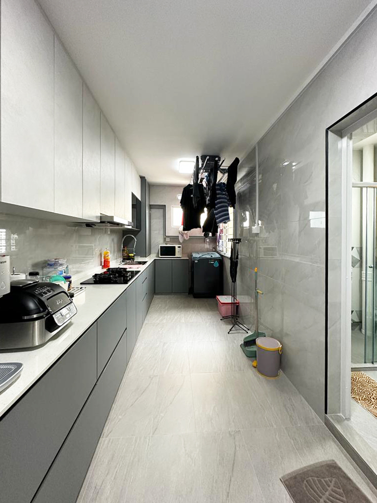 Scandinavian Design - Kitchen - HDB 5 Room - Design by Sky Creation
