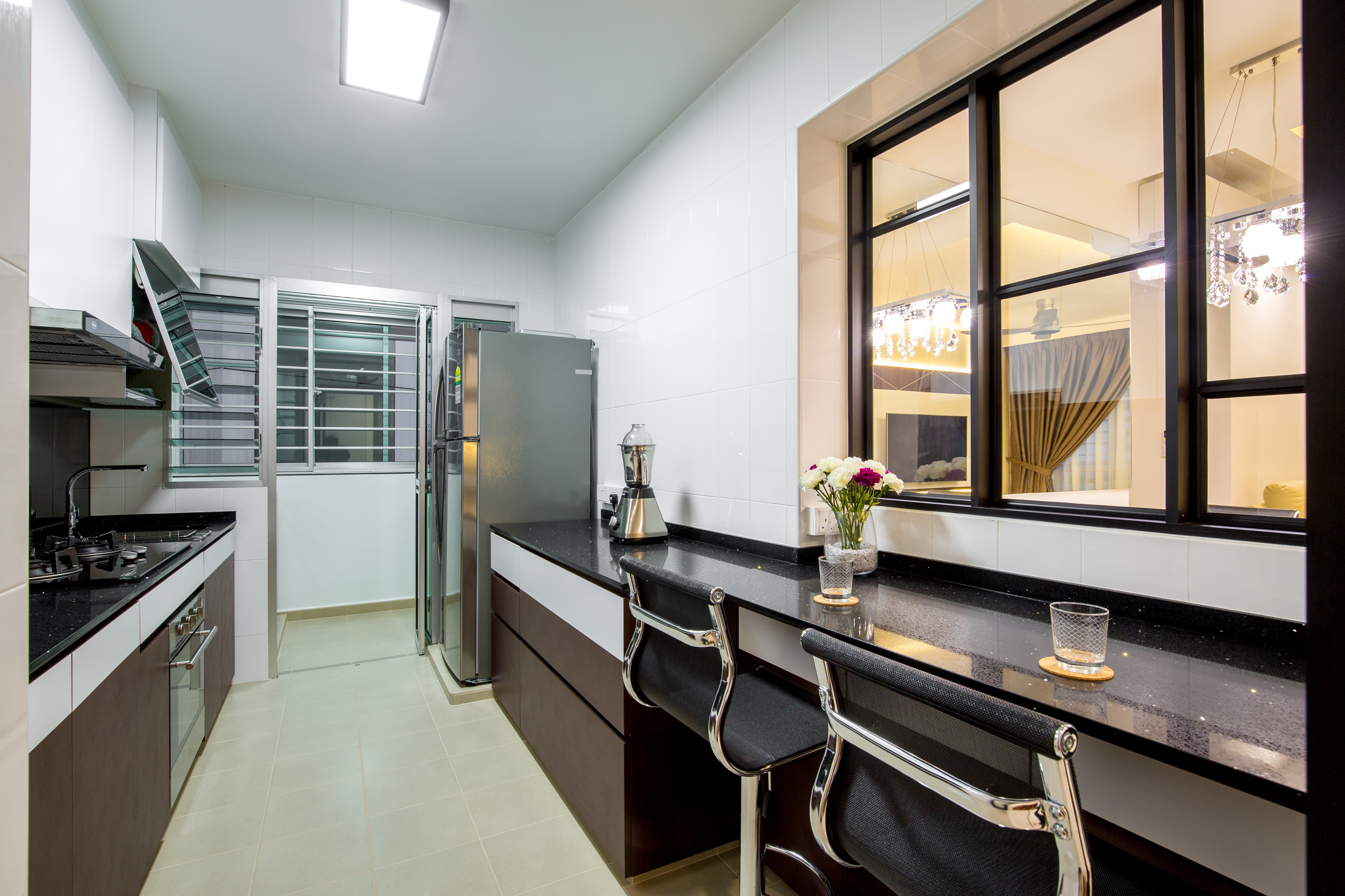 Modern Design - Kitchen - HDB 4 Room - Design by Sky Creation