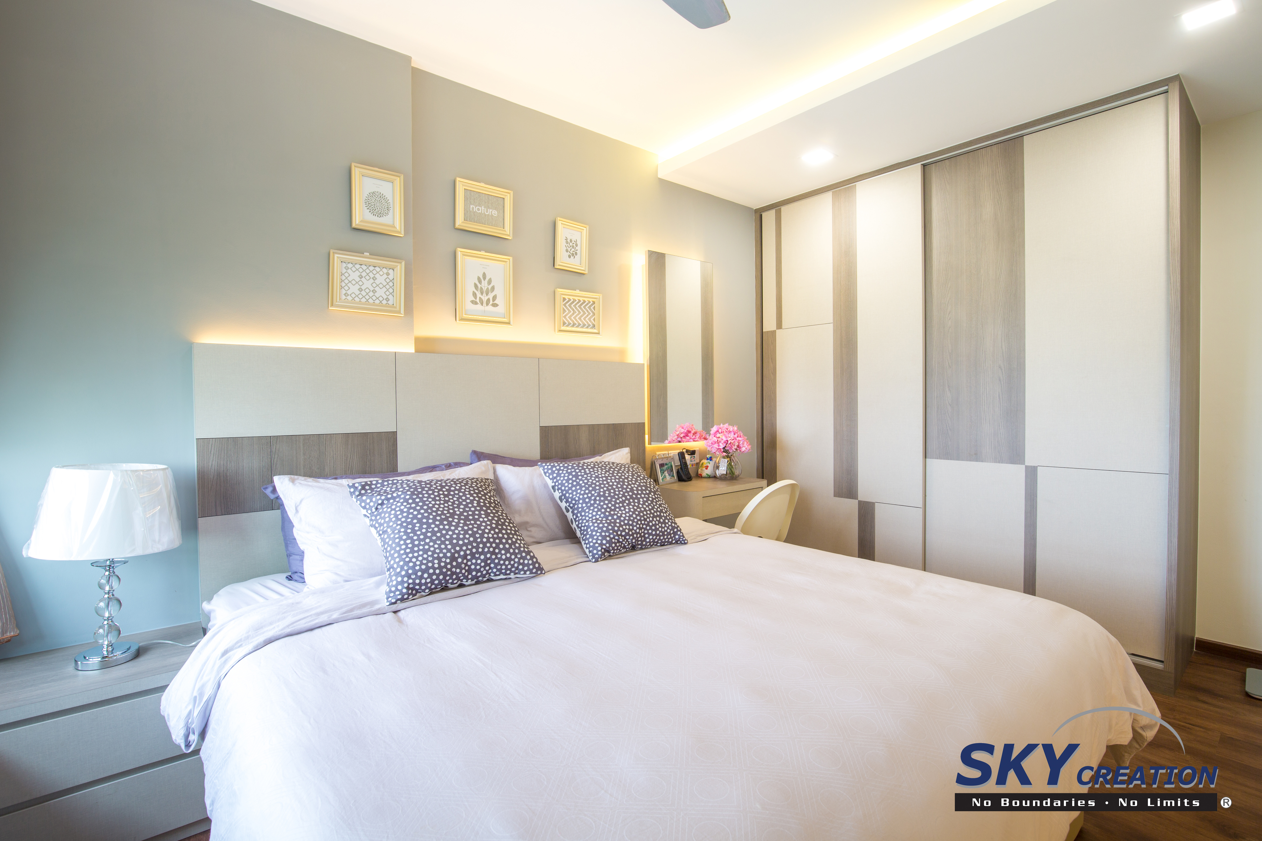 Contemporary, Modern Design - Bedroom - HDB 5 Room - Design by Sky Creation