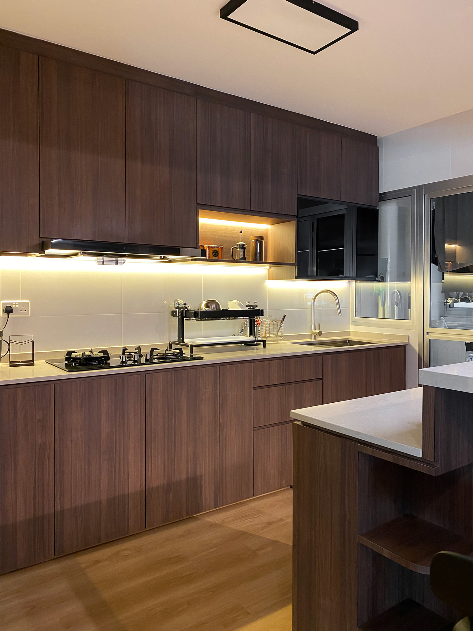 Scandinavian Design - Kitchen - HDB 5 Room - Design by Sky Creation