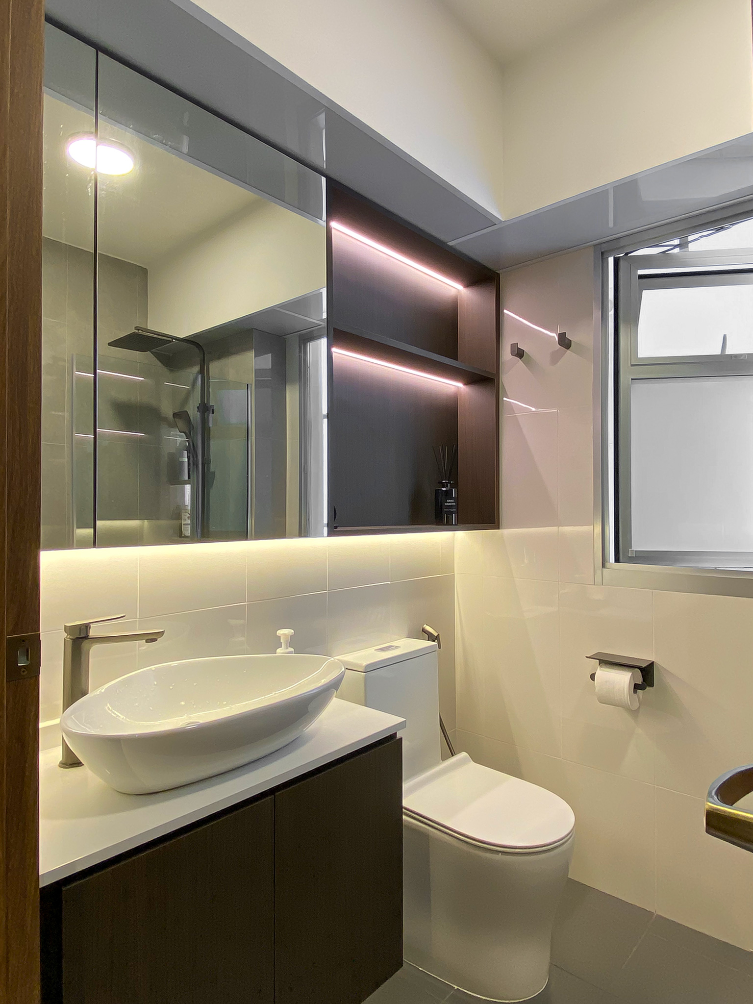 Scandinavian Design - Bathroom - HDB 5 Room - Design by Sky Creation