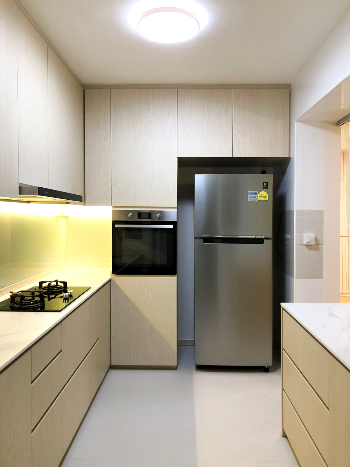 Scandinavian Design - Kitchen - HDB 5 Room - Design by Sky Creation