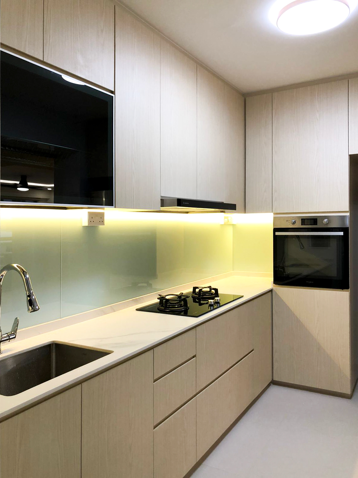 Scandinavian Design - Kitchen - HDB 5 Room - Design by Sky Creation