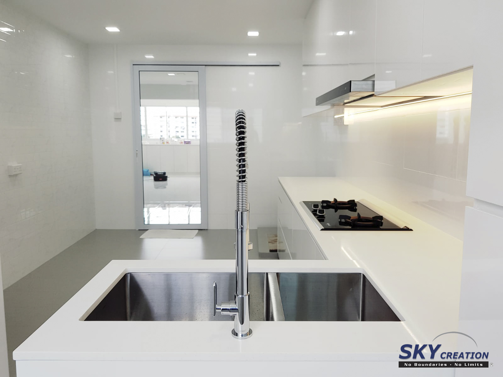 Minimalist Design - Kitchen - HDB 5 Room - Design by Sky Creation