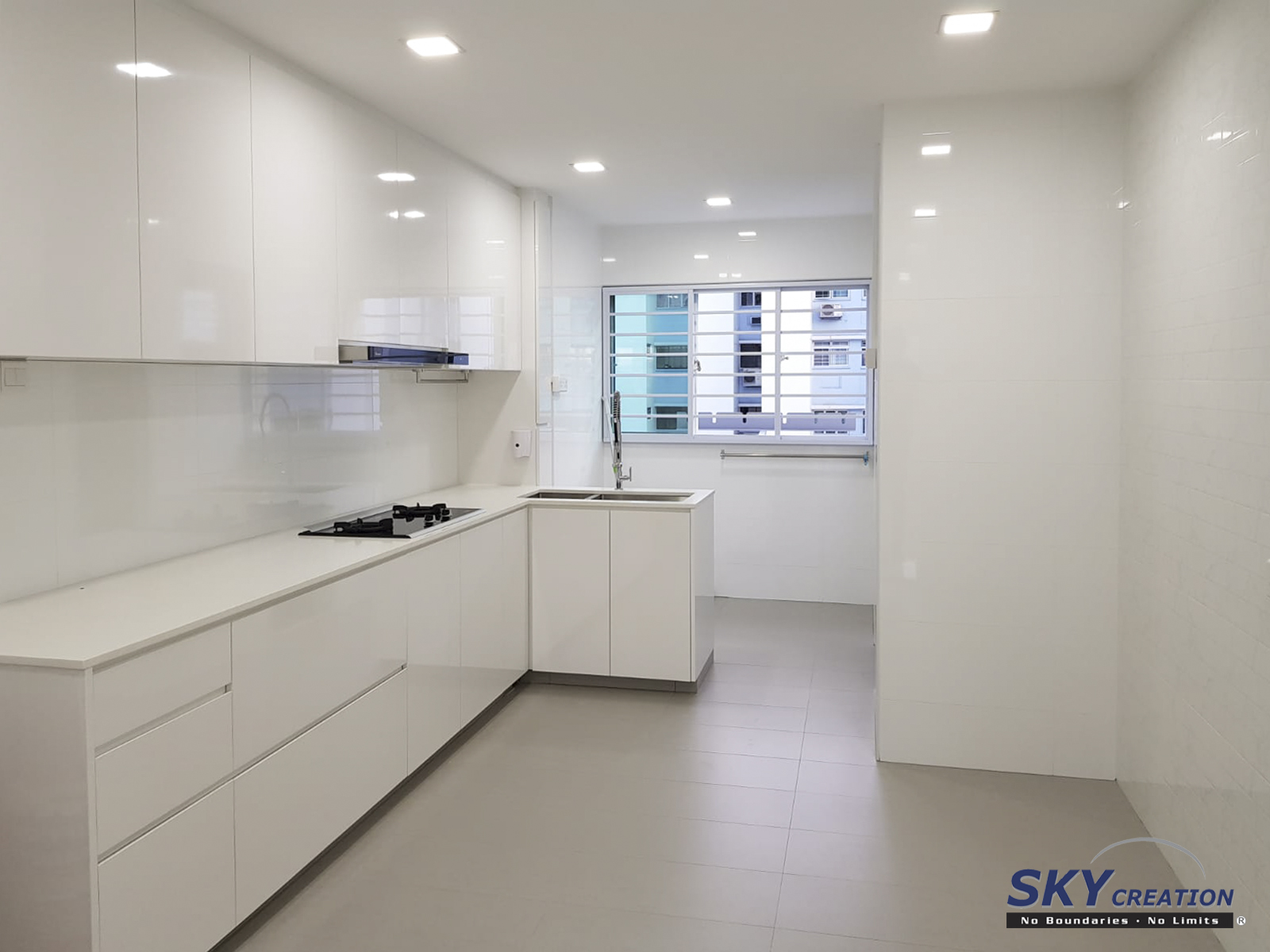 Minimalist Design - Kitchen - HDB 5 Room - Design by Sky Creation