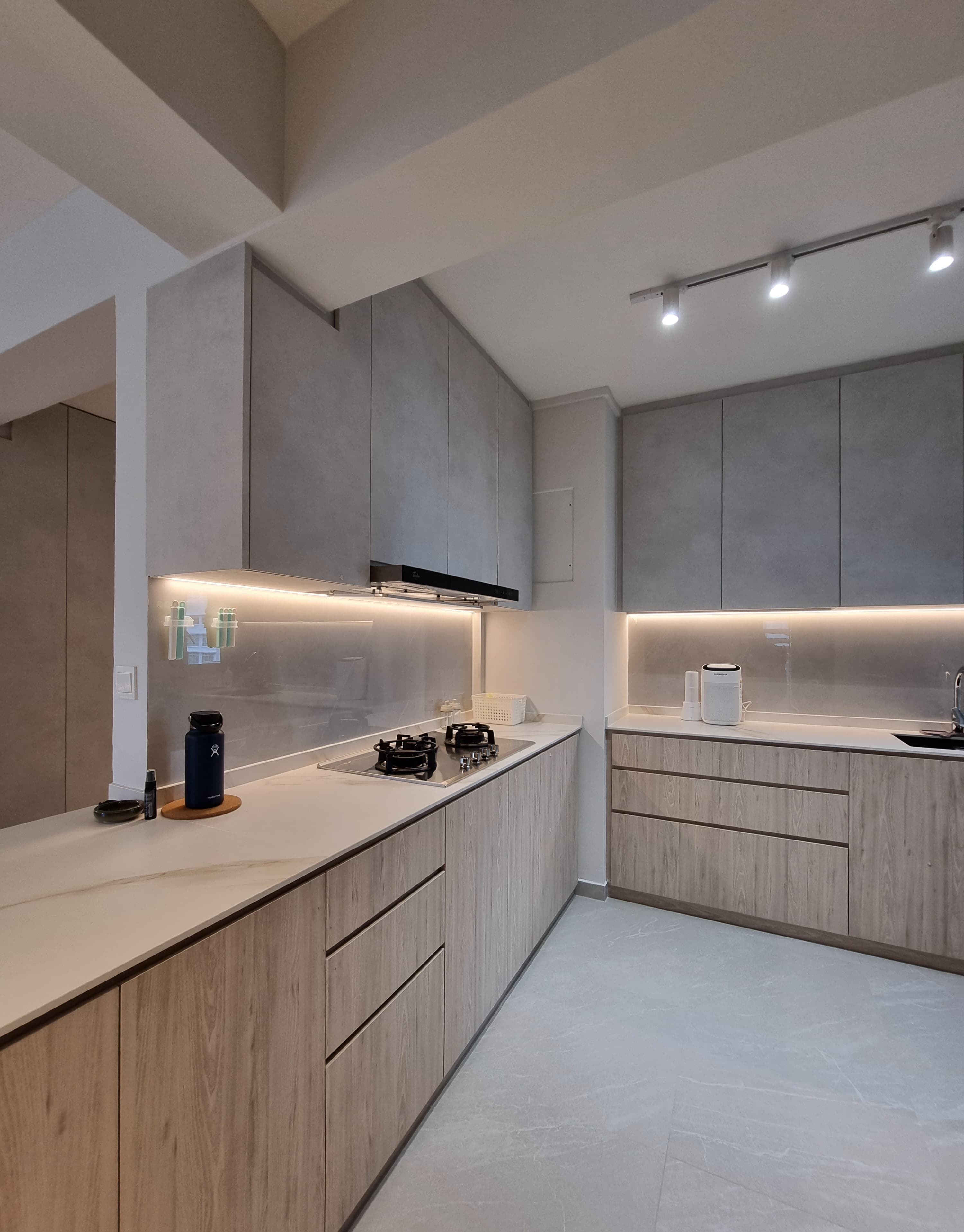 Scandinavian Design - Kitchen - HDB 3 Room - Design by Sky Creation