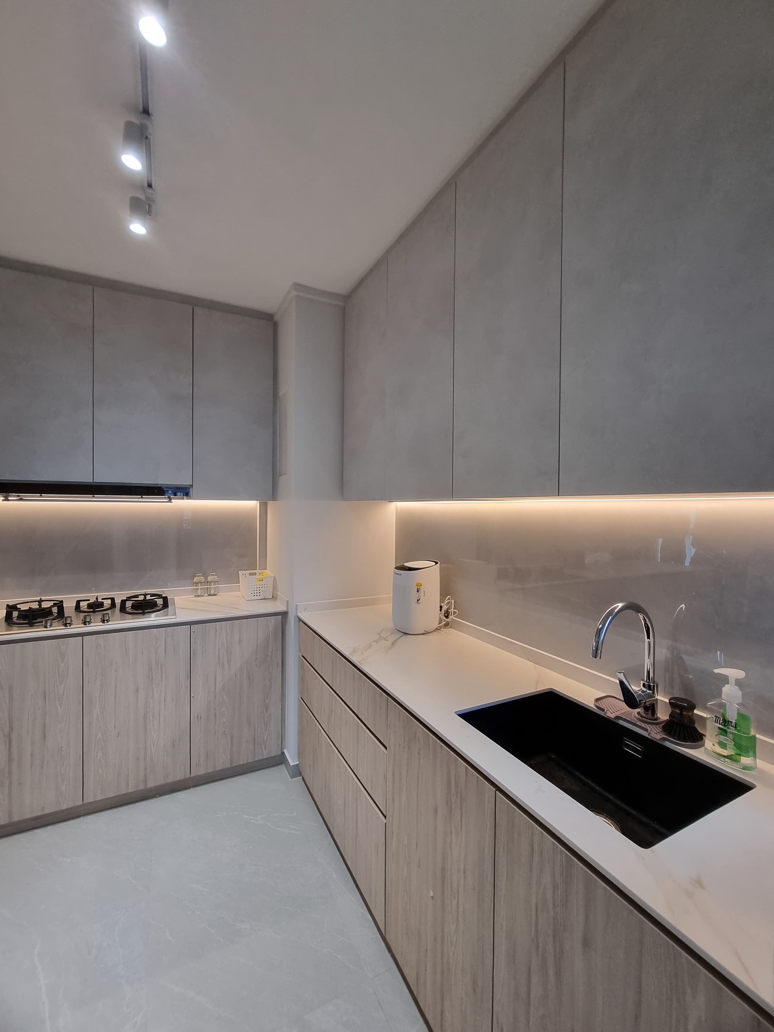 Scandinavian Design - Kitchen - HDB 3 Room - Design by Sky Creation