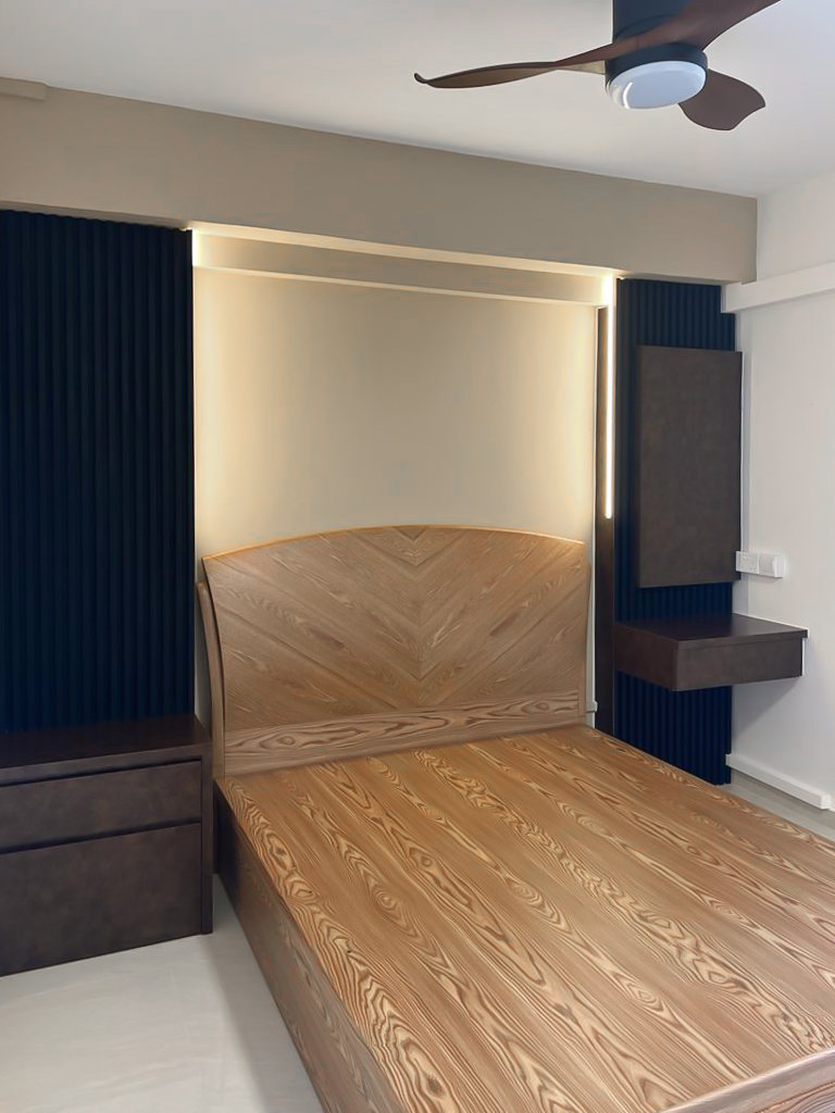 Scandinavian Design - Bedroom - HDB 4 Room - Design by Sky Creation