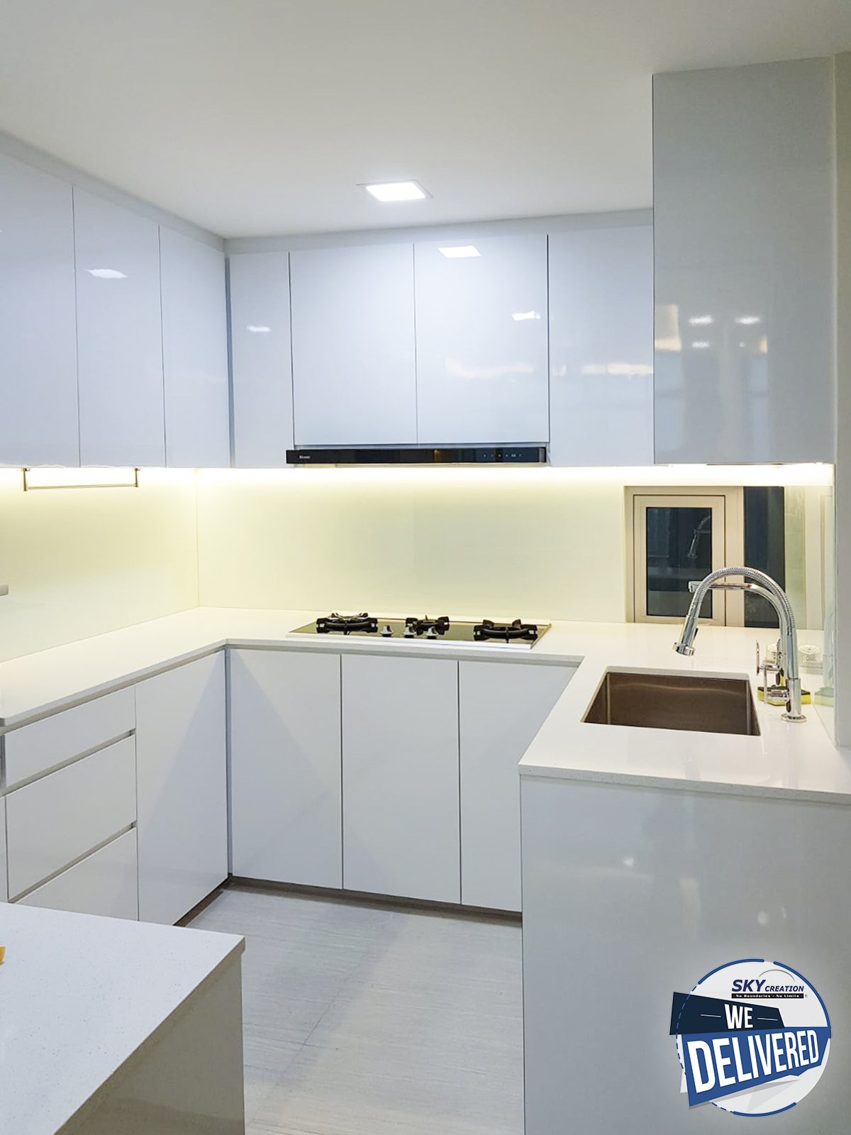 Minimalist Design - Kitchen - Condominium - Design by Sky Creation