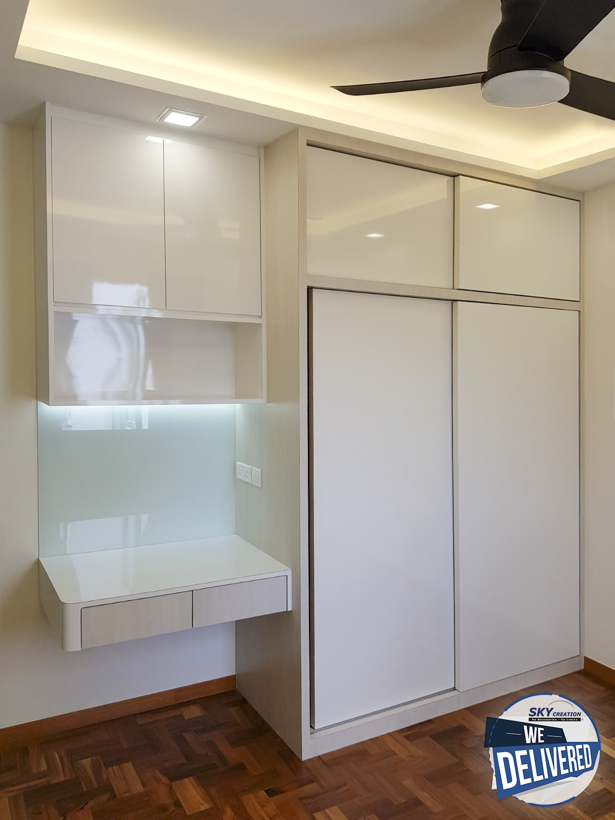 Minimalist Design - Bedroom - Condominium - Design by Sky Creation