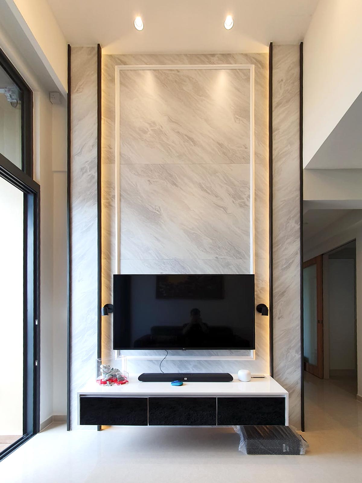 Classical, Contemporary Design - Living Room - Condominium - Design by Sky Creation