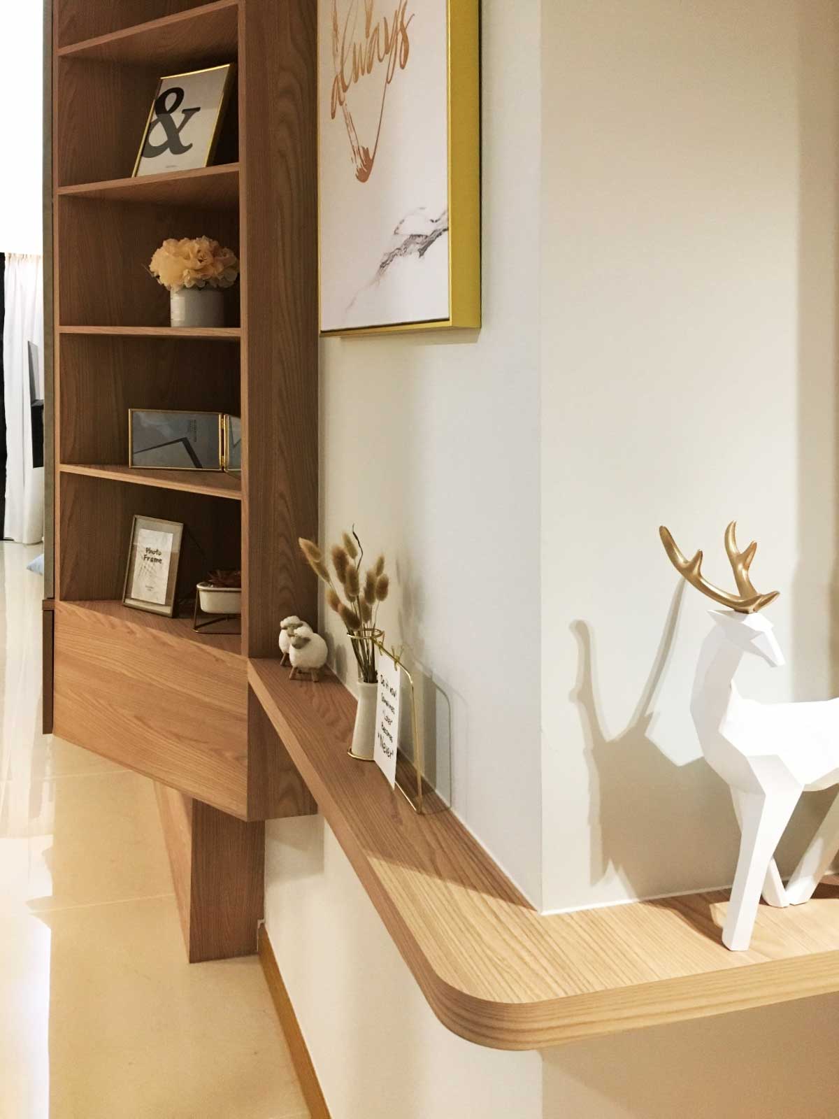Scandinavian Design - Living Room - Condominium - Design by Sky Creation