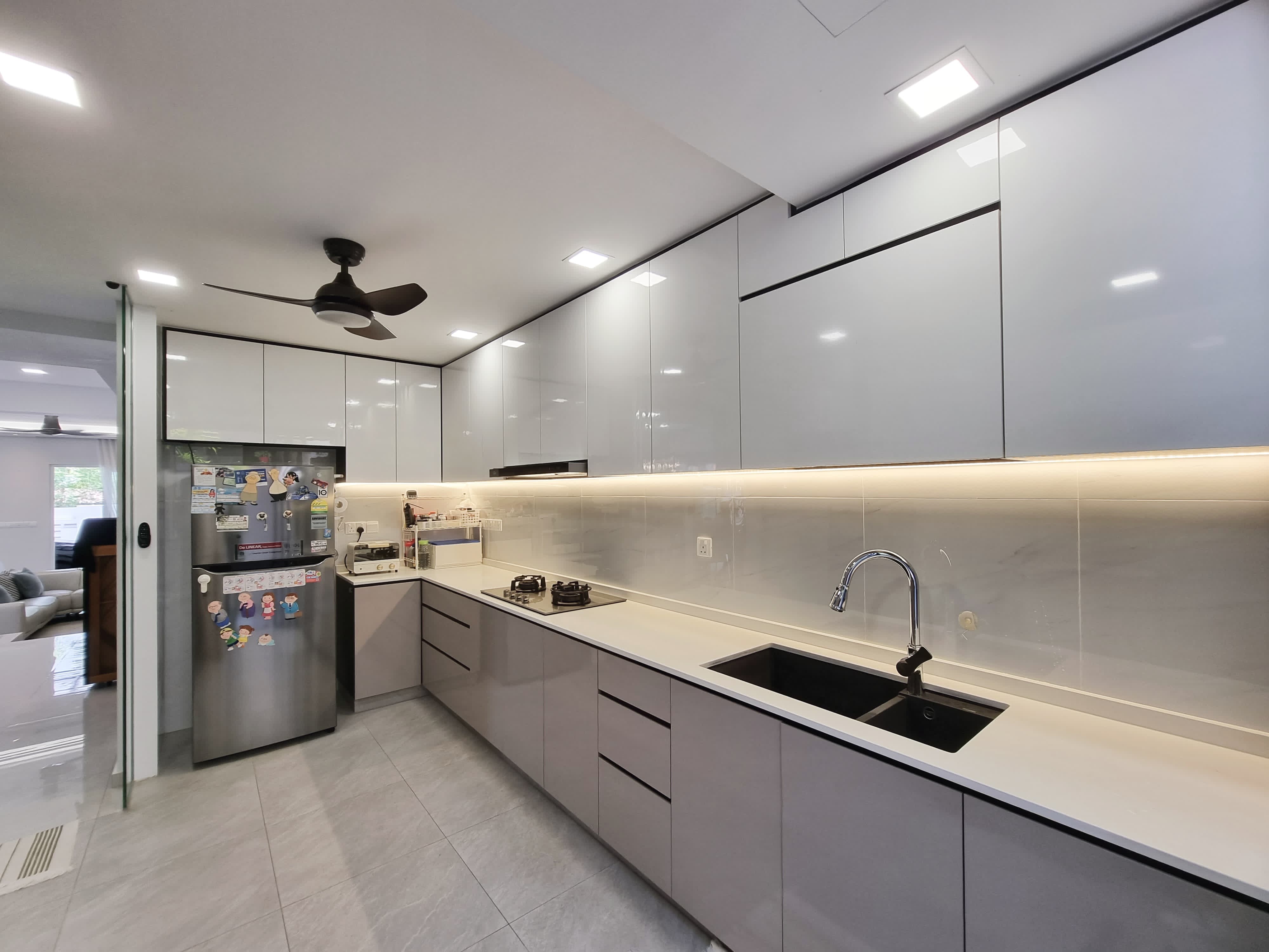 Scandinavian Design - Kitchen - Landed House - Design by Sky Creation