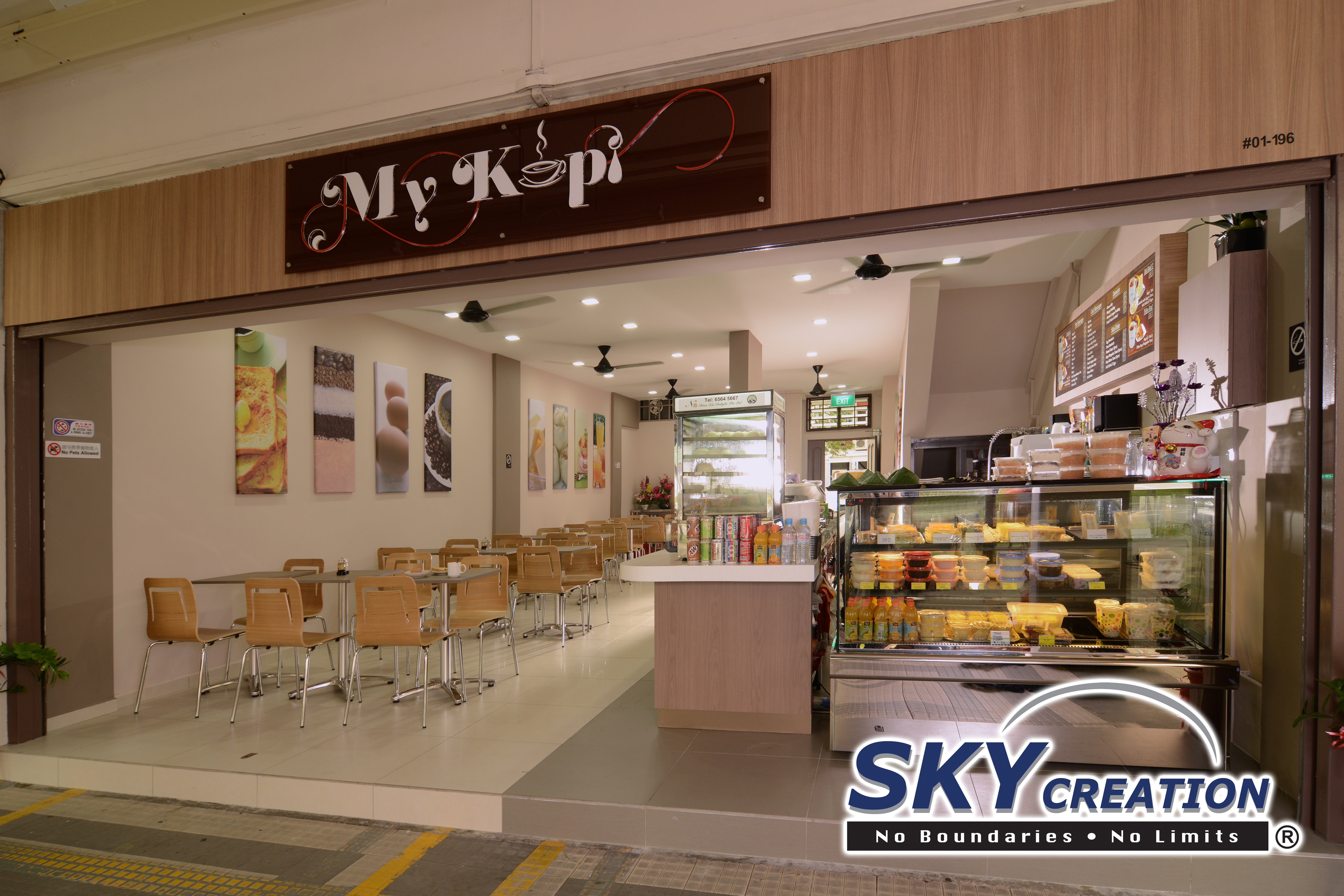 Modern Design - Commercial - F&B - Design by Sky Creation