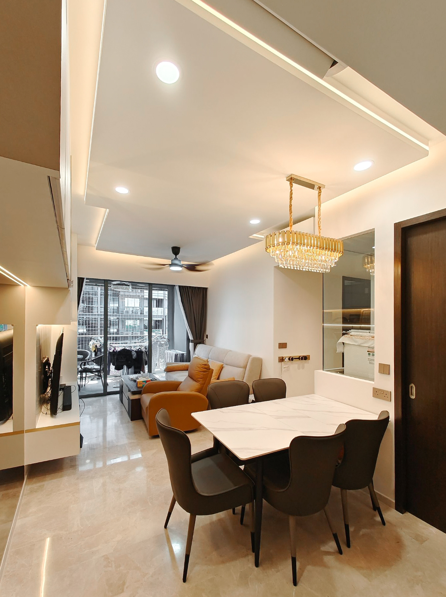 Scandinavian Design - Dining Room - Condominium - Design by Sky Creation