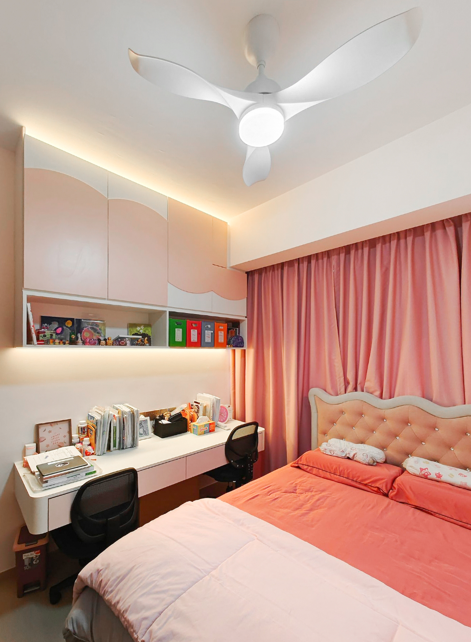 Scandinavian Design - Bedroom - Condominium - Design by Sky Creation