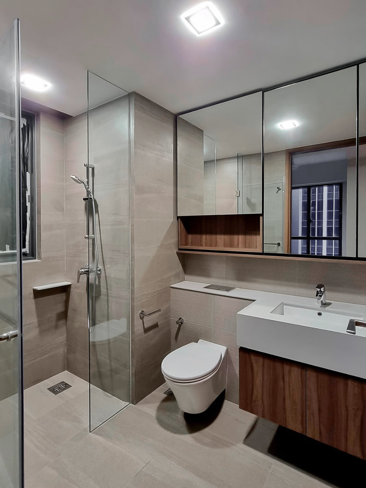 Scandinavian Design - Bathroom - Condominium - Design by Sky Creation