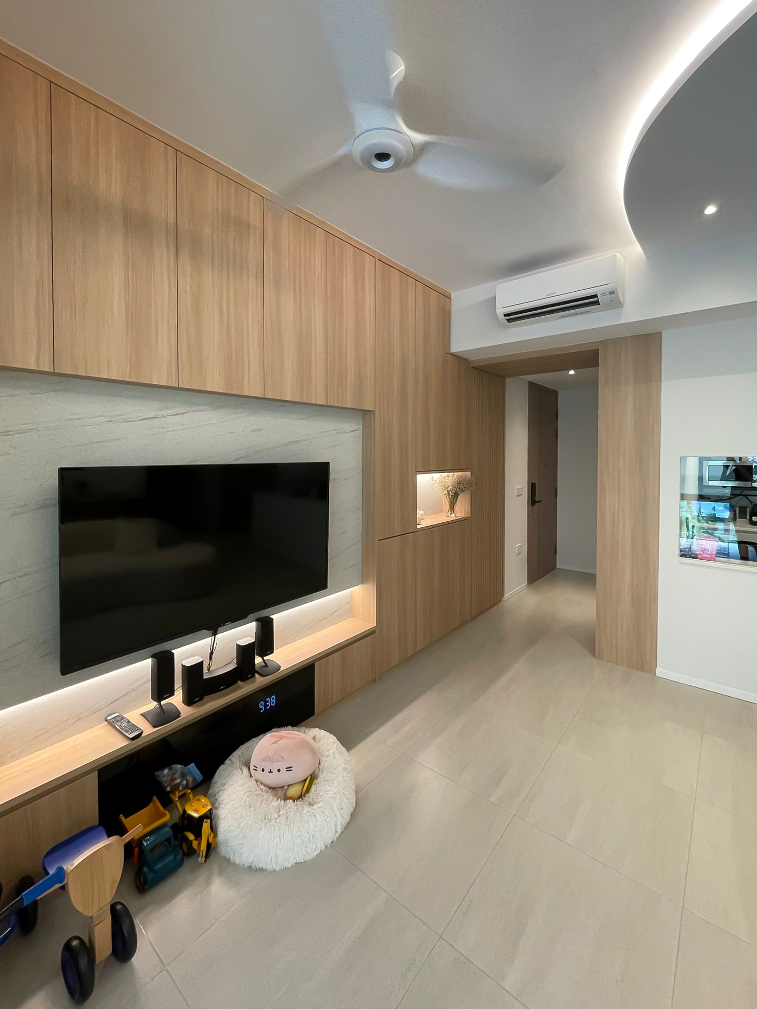 Scandinavian Design - Living Room - Condominium - Design by Sky Creation