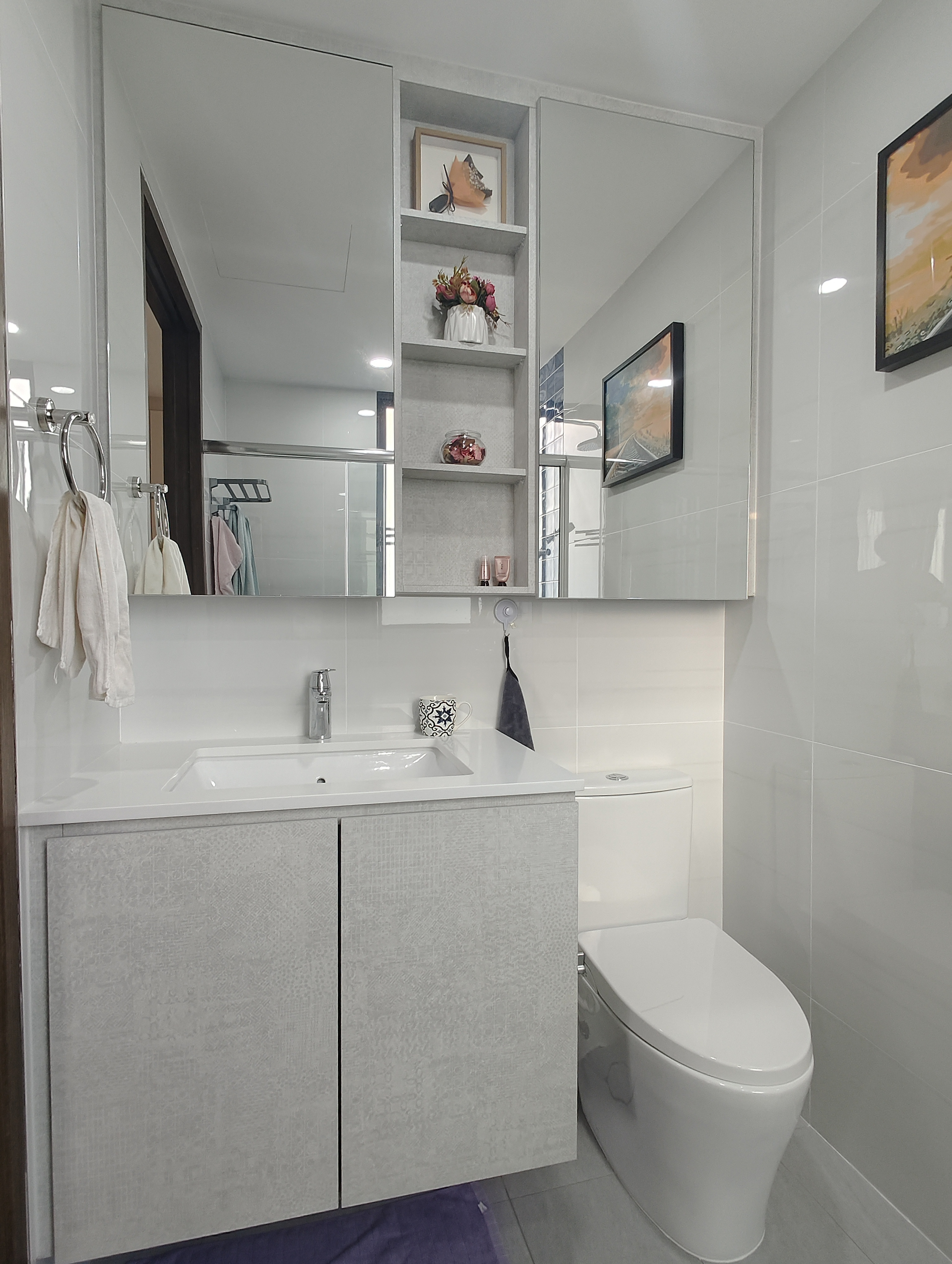 Scandinavian Design - Bathroom - Condominium - Design by Sky Creation