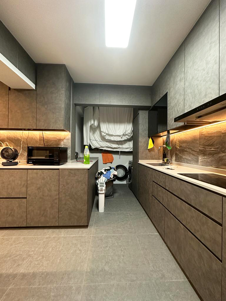 Scandinavian Design - Kitchen - HDB 4 Room - Design by Sky Creation