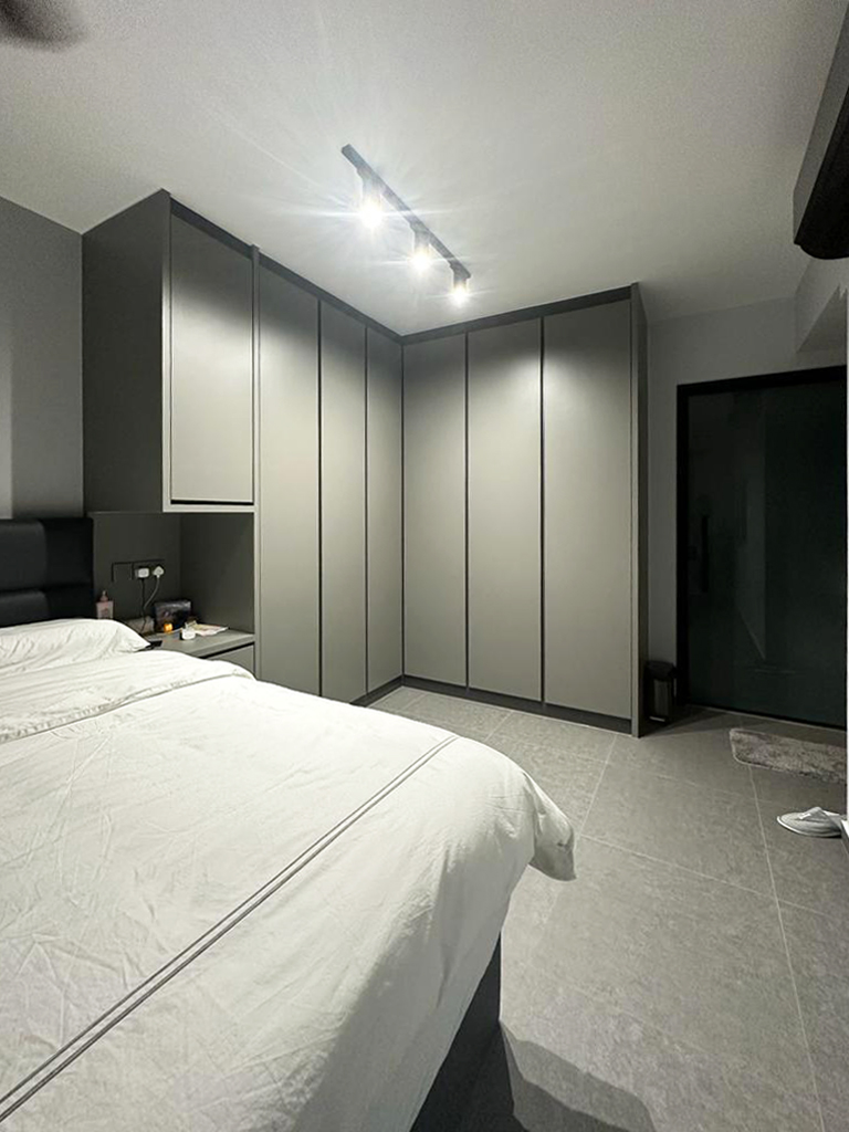 Scandinavian Design - Bedroom - HDB 4 Room - Design by Sky Creation