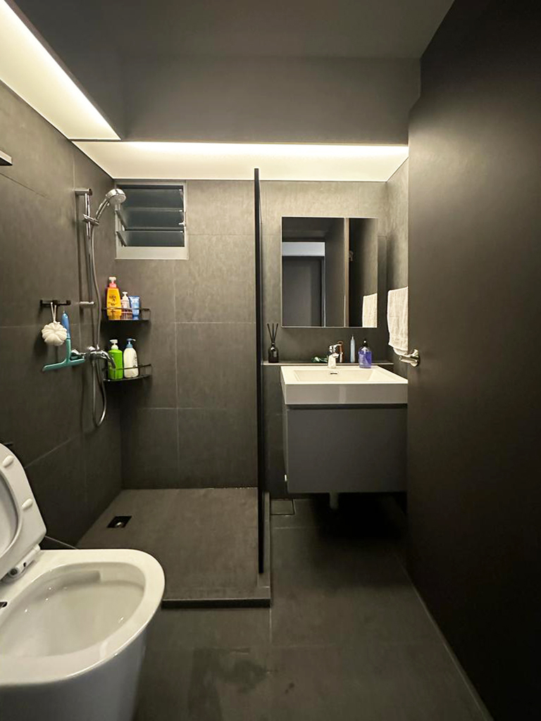 Scandinavian Design - Bathroom - HDB 4 Room - Design by Sky Creation