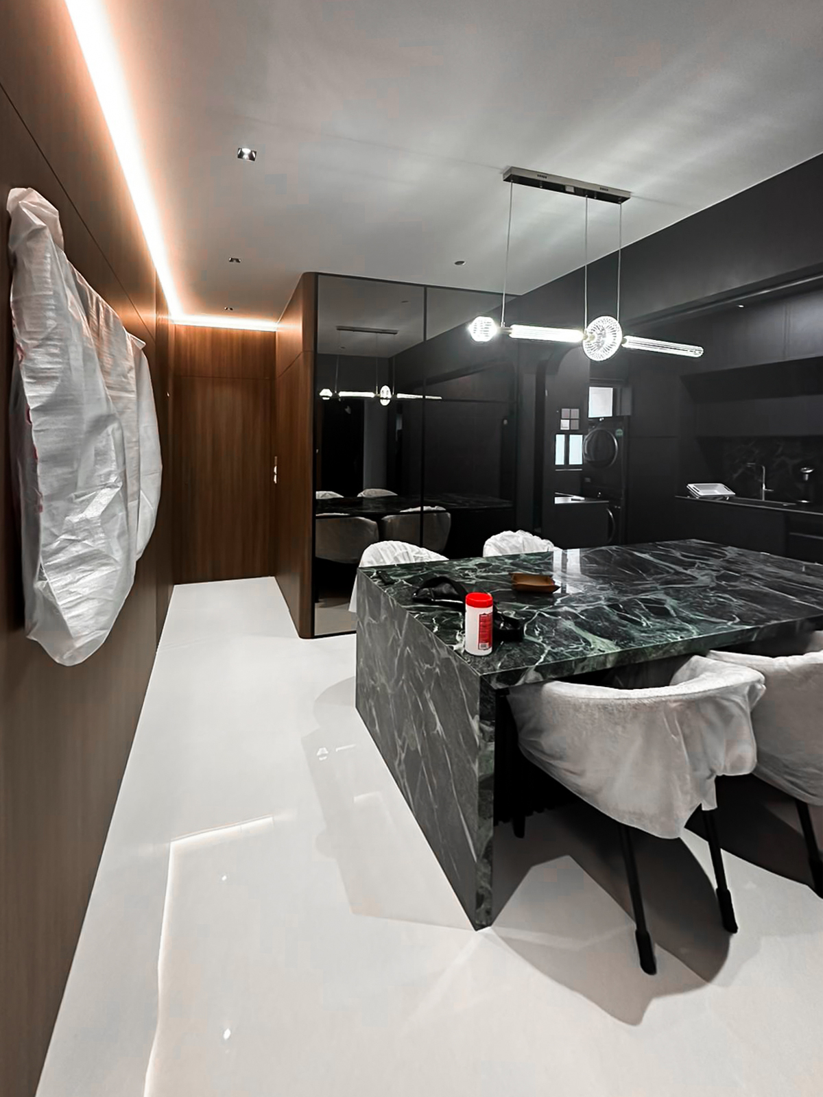 Scandinavian Design - Dining Room - HDB 4 Room - Design by Sky Creation