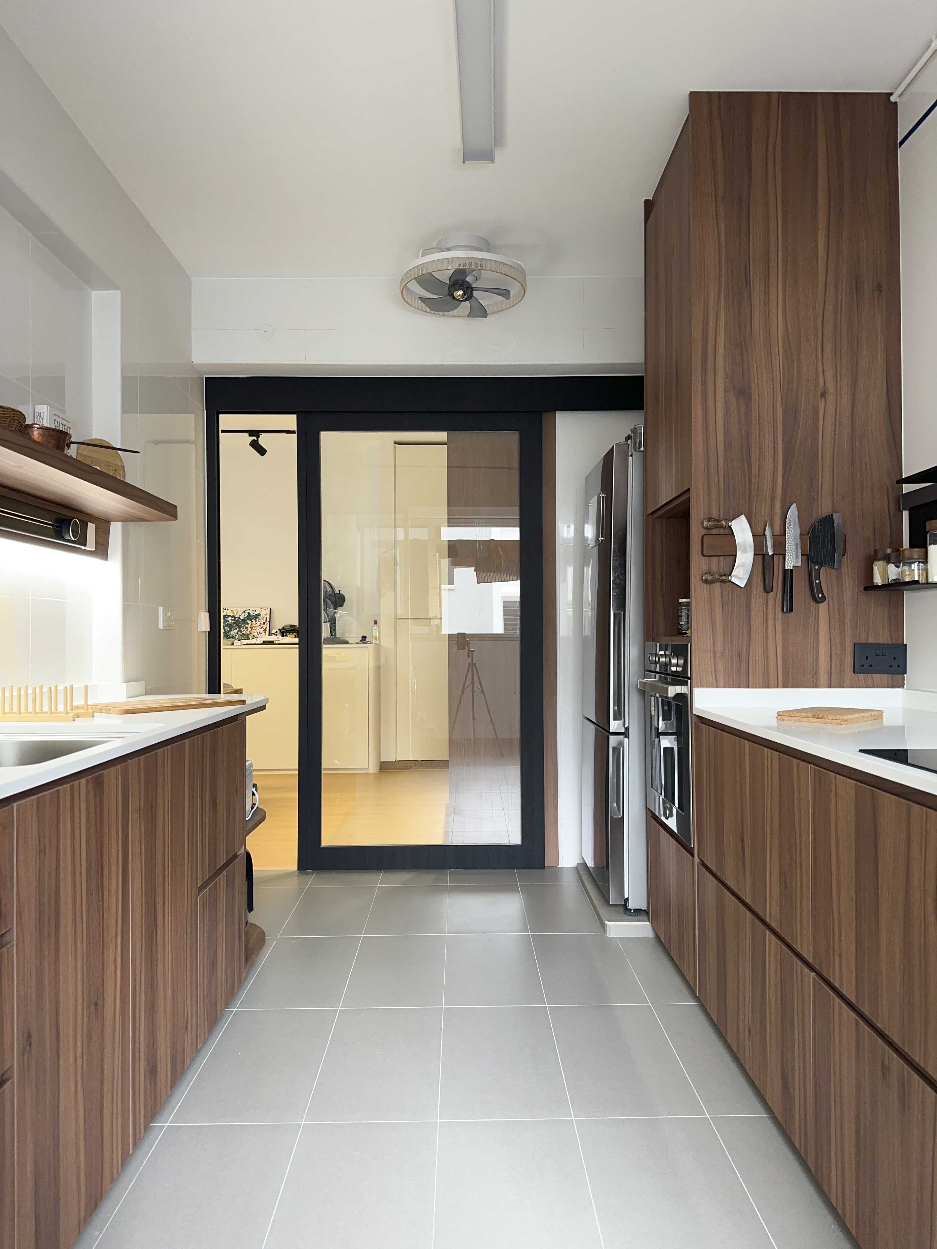 Scandinavian Design - Kitchen - HDB 4 Room - Design by Sky Creation